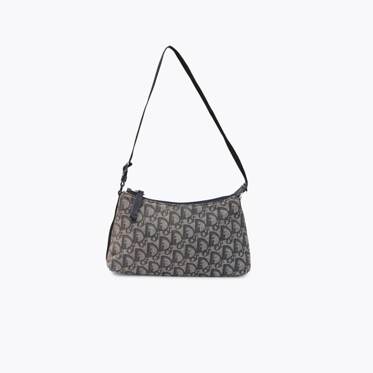 CHRISTIAN DIOR Diorissimo Canvas Shoulder Bag