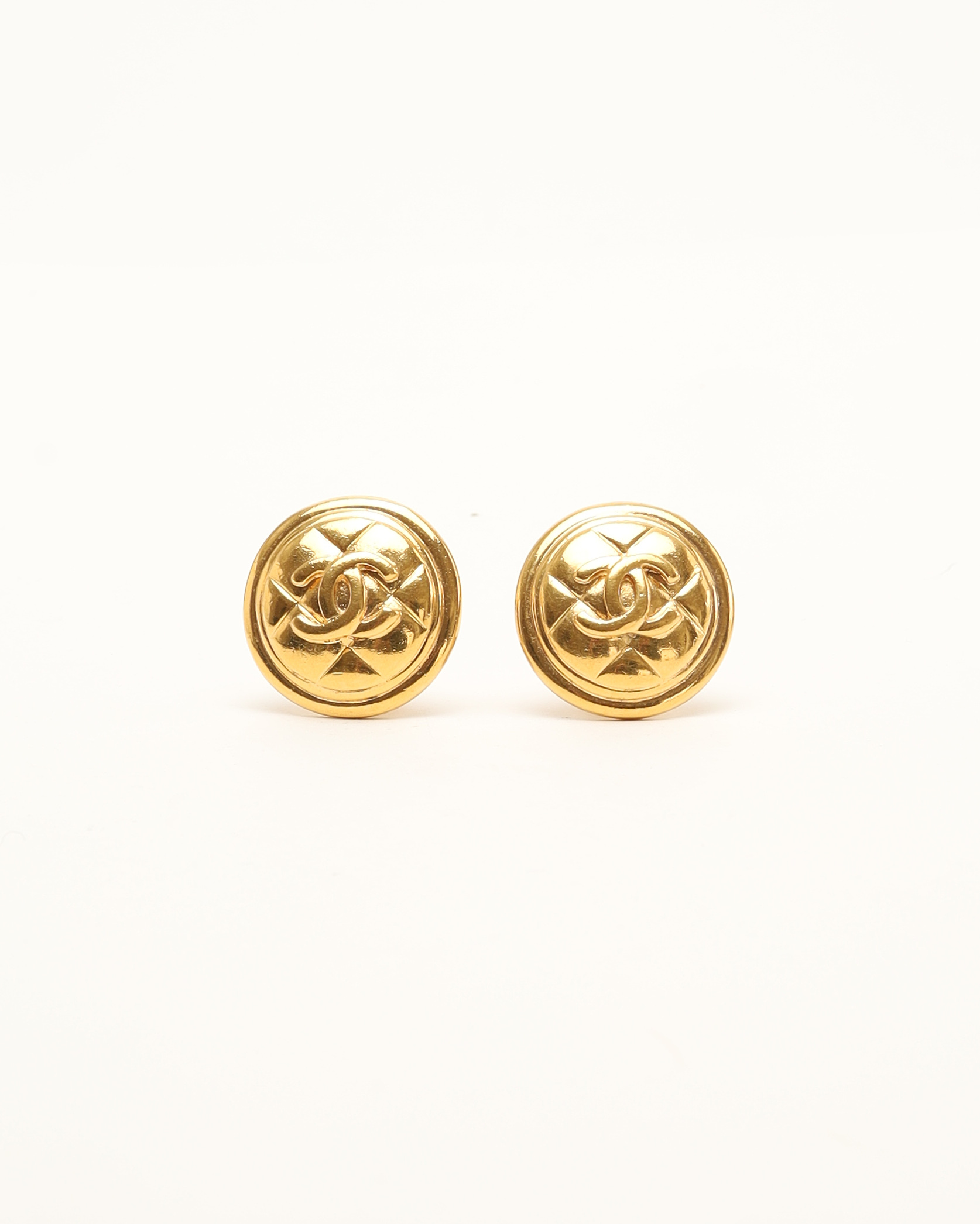 CHANEL Coco Mark Clip-on Earrings