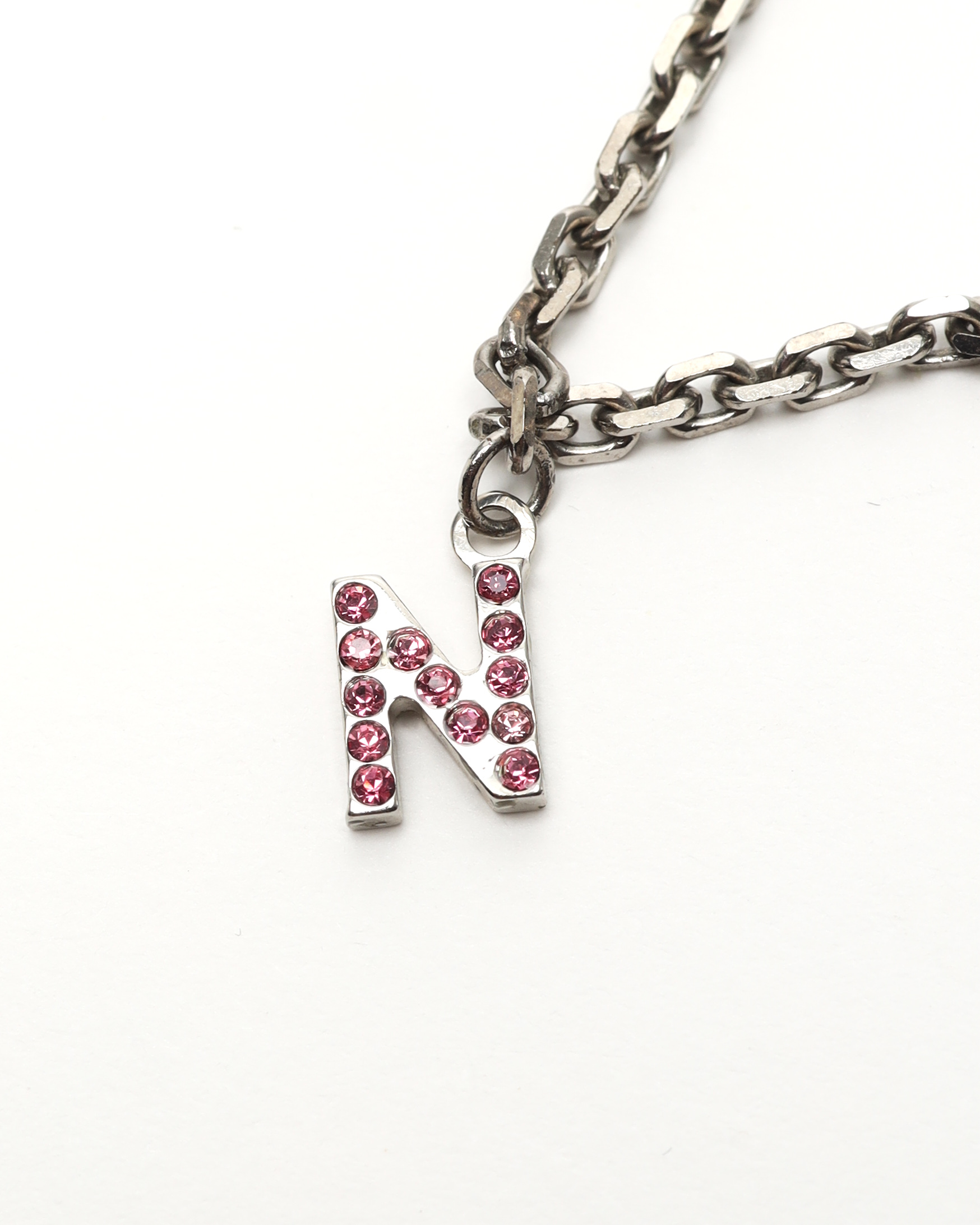 Celine Céline Logo Rhinestone Bracelet