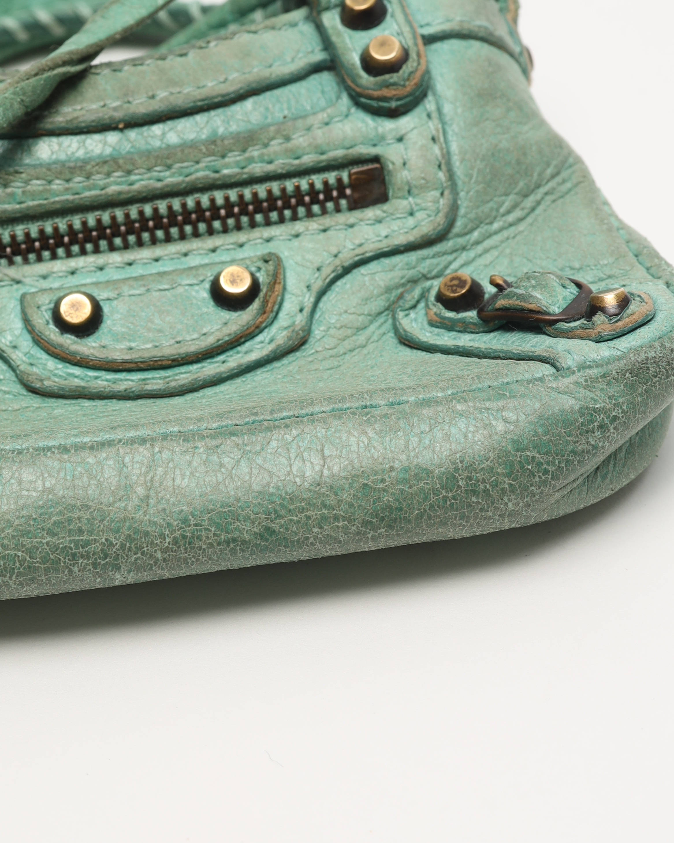 Balenciaga Le City Micro Bag Charm In Multi