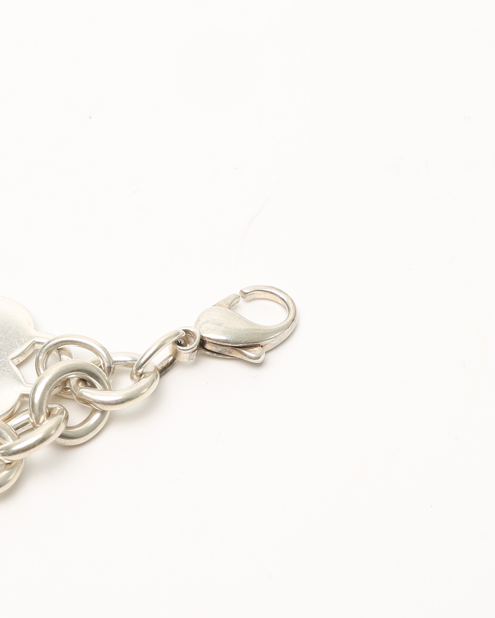 Tiffany & Co Return To Tiffany Heart Charm Silver Bracelet