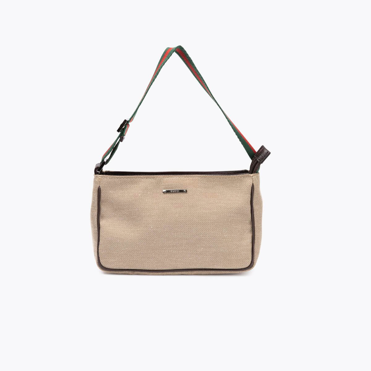 GUCCI Canvas Shoulder Bag