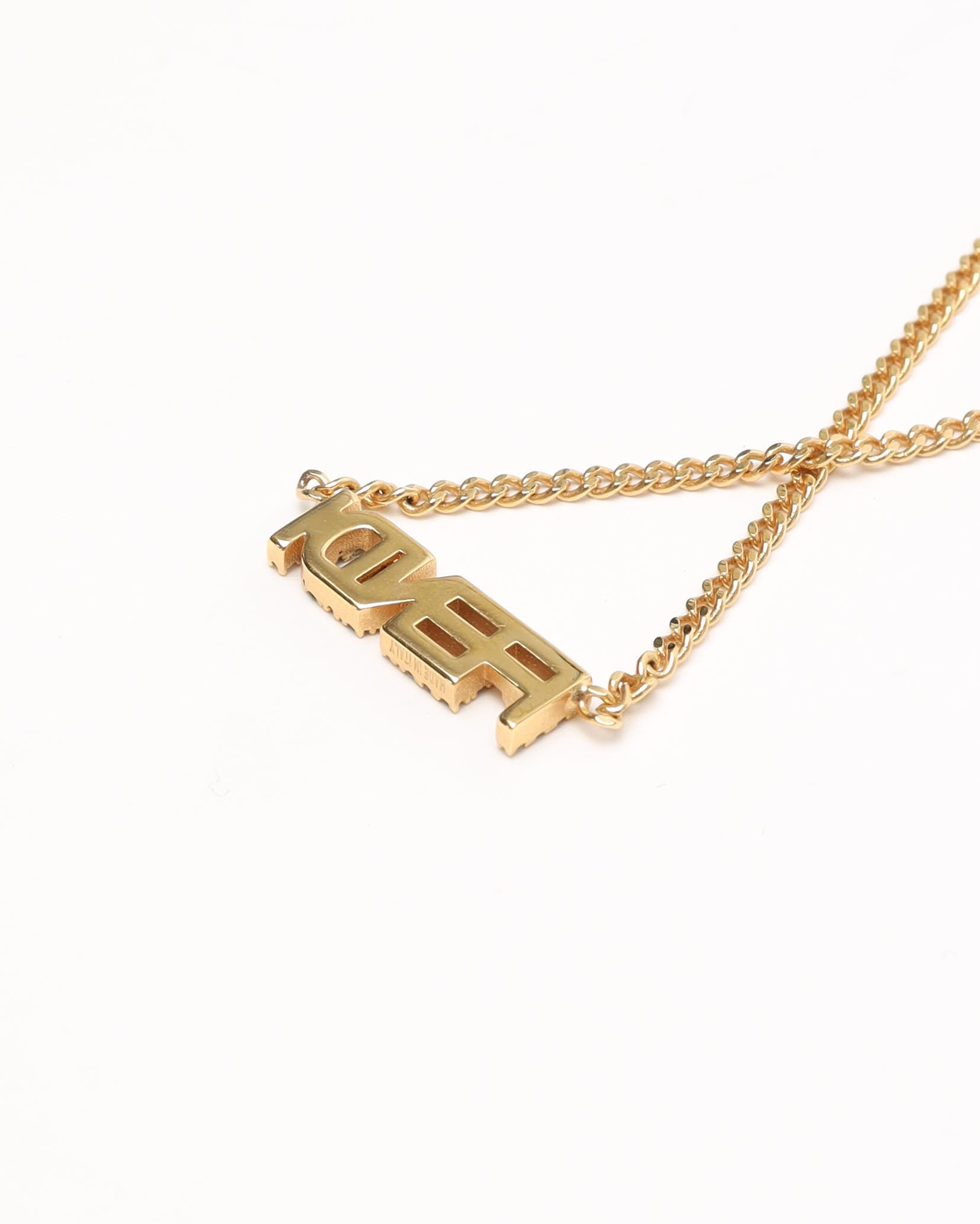 Fendi Logo Rhinestone Necklace