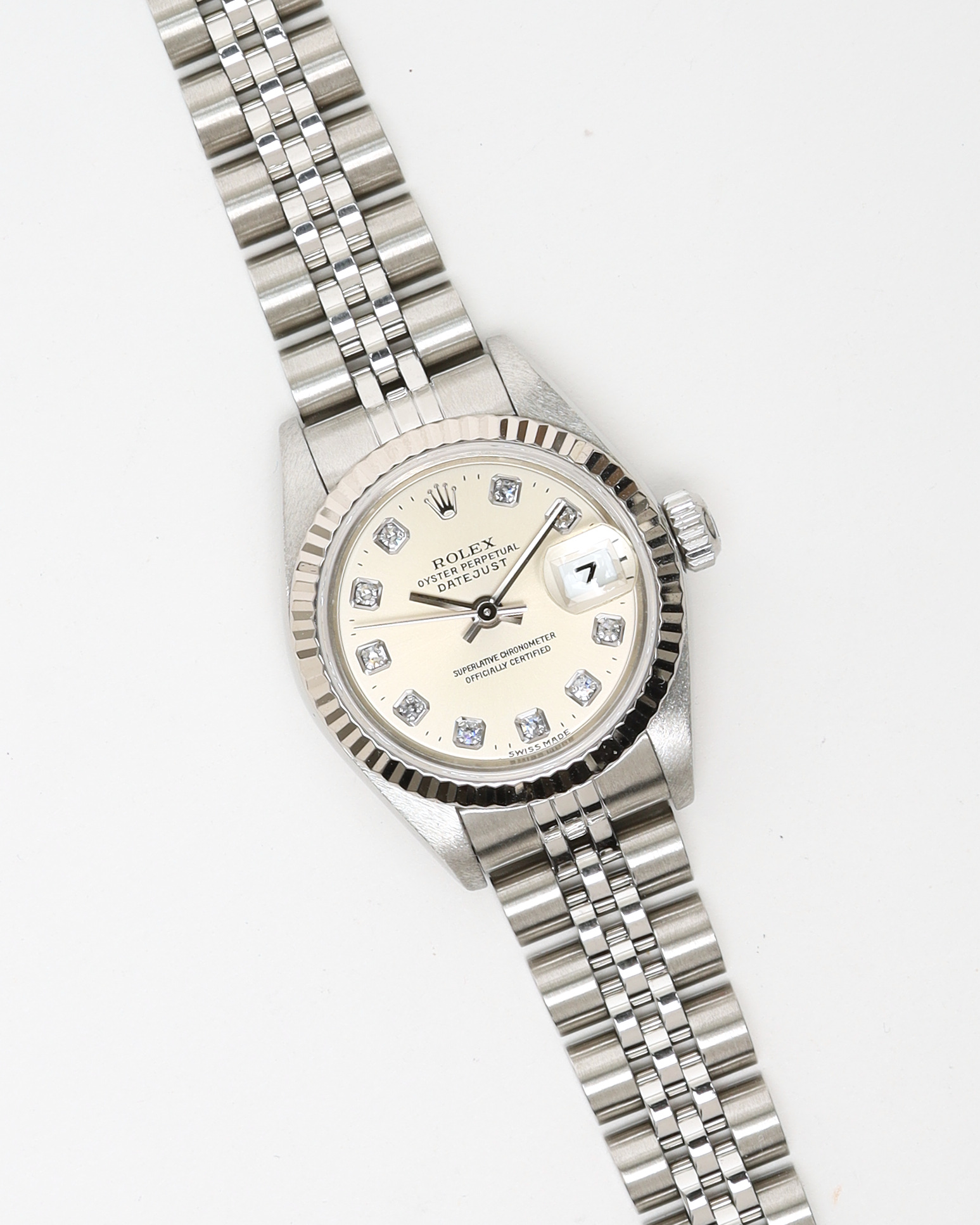 Rolex Lady-datejust 26mm Ref 79174 Full Set Diamond Dial Mint Watch