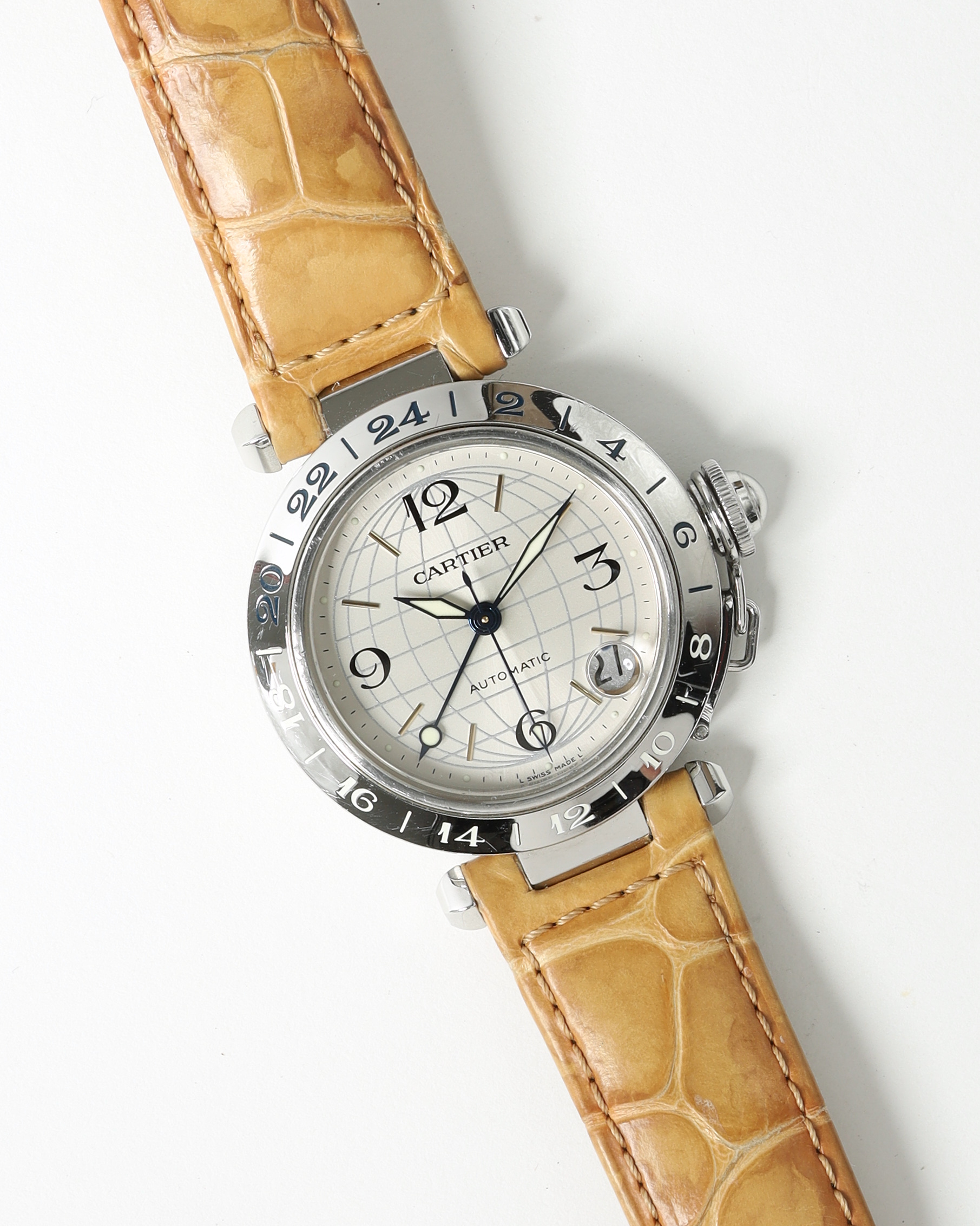 Cartier Pasha GMT 35mm Ref 2377 Watch