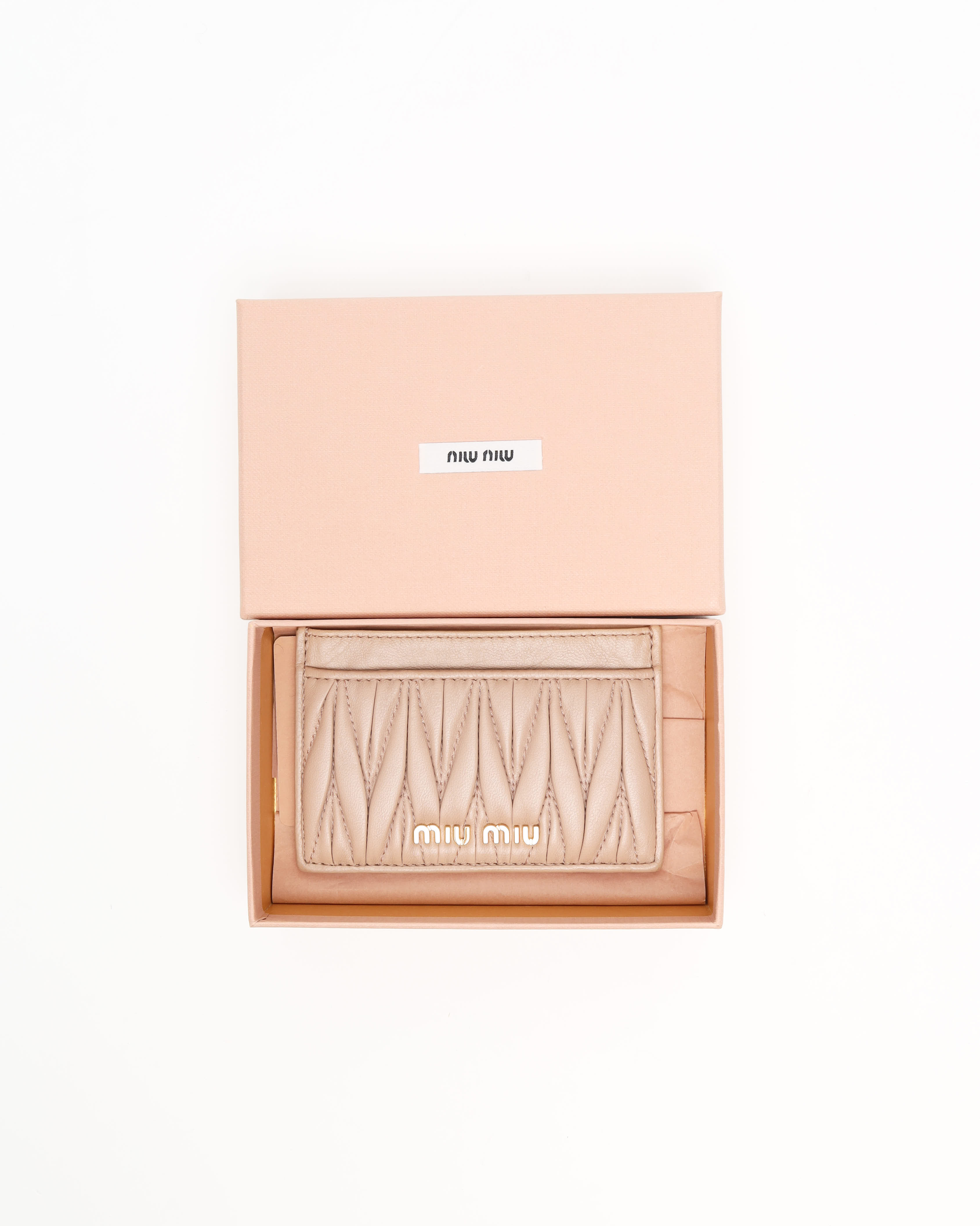 Miu Miu Leather Card Holder