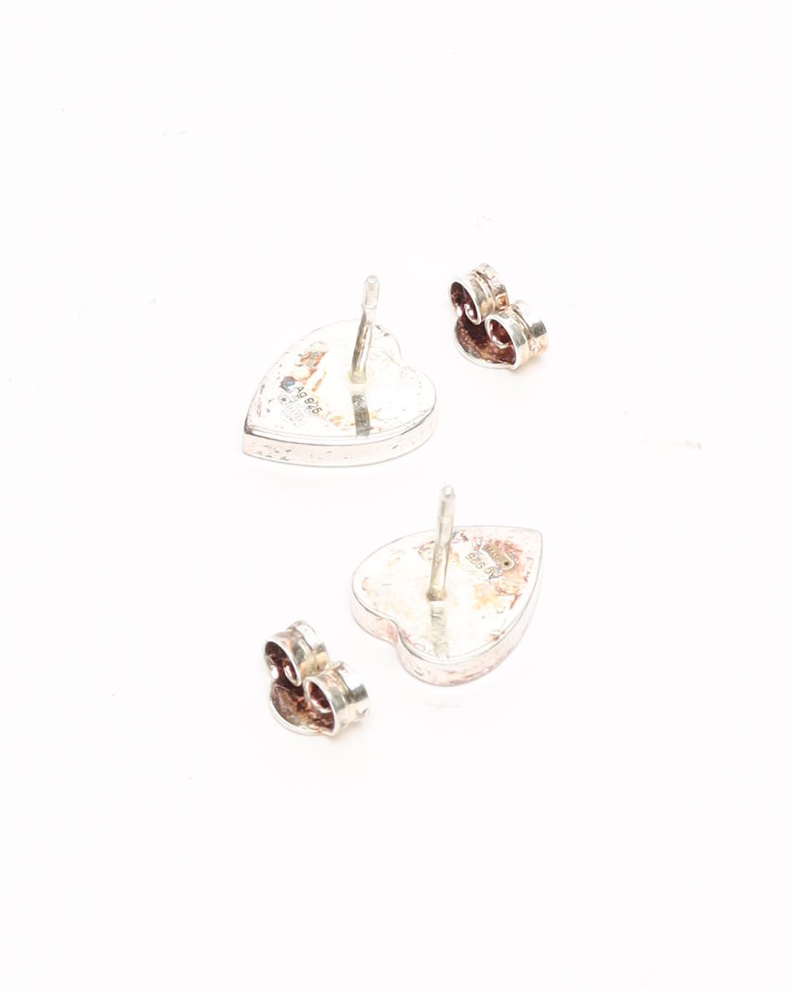 Gucci Silver Heart Earrings