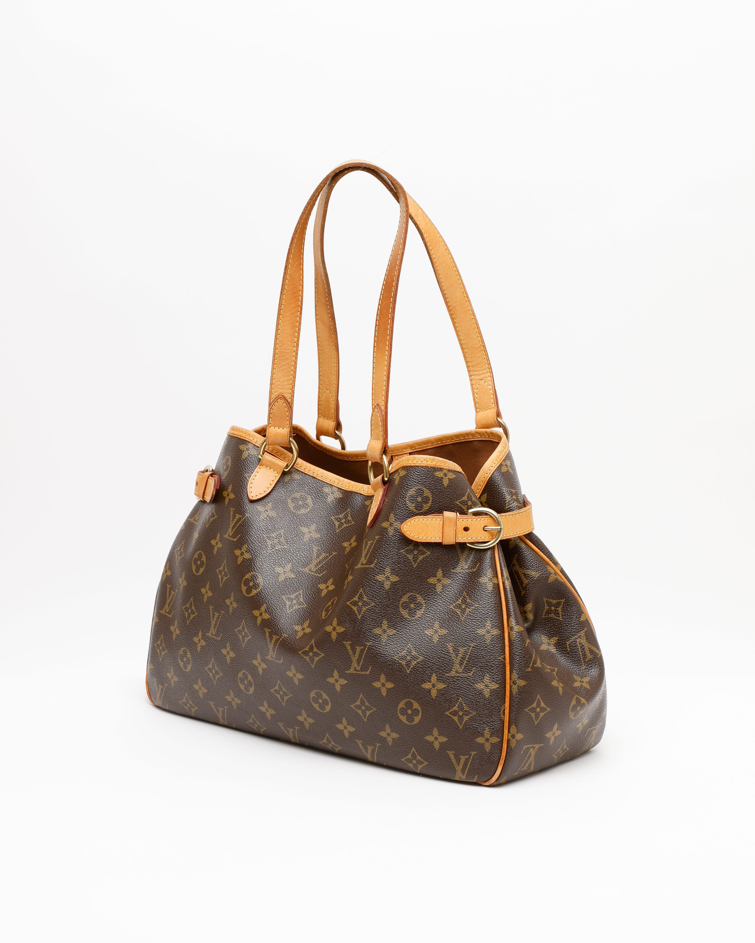 Pre-owned Louis Vuitton Batignolles Horizontal Tote Bag In Brown