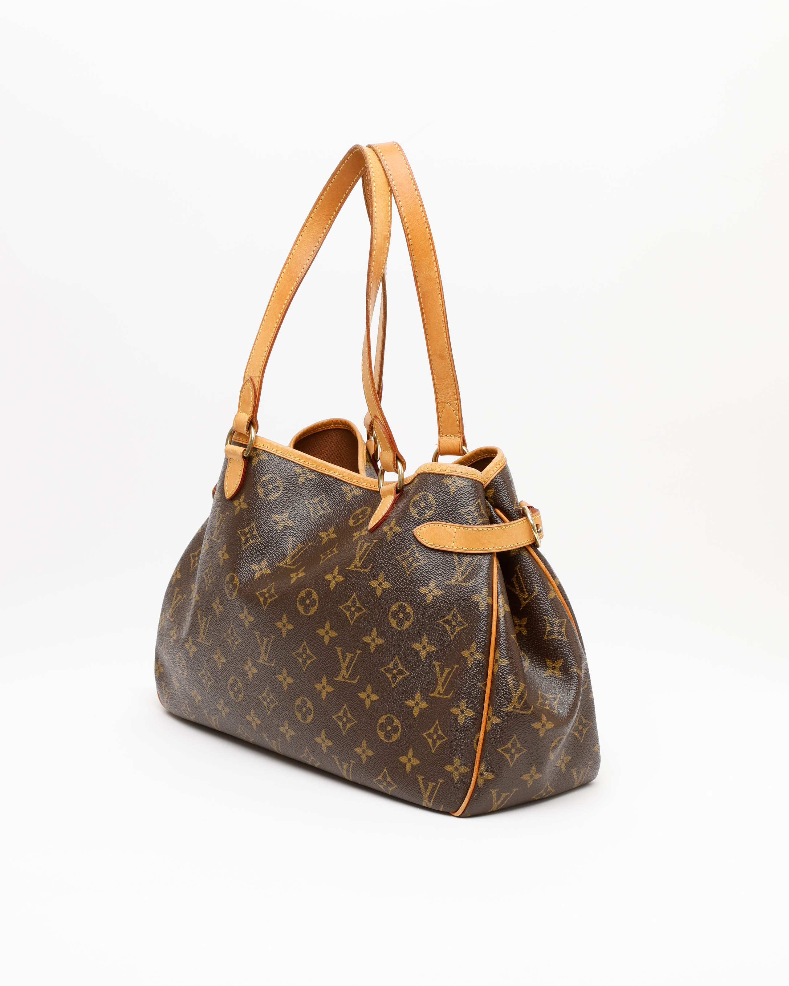 Pre-owned Louis Vuitton Batignolles Horizontal Tote Bag In Brown