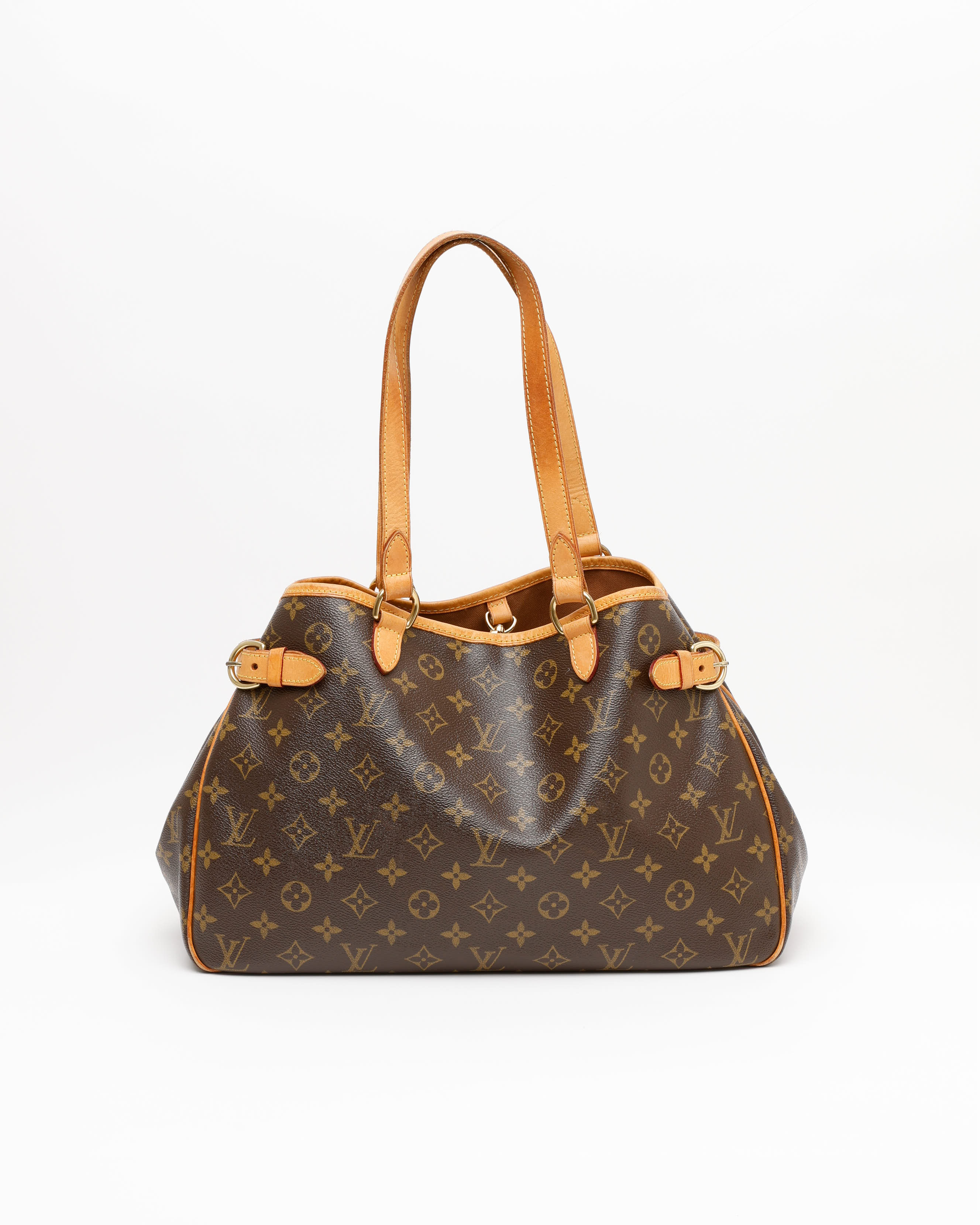 Pre-owned Louis Vuitton Batignolles Horizontal Tote Bag In Brown