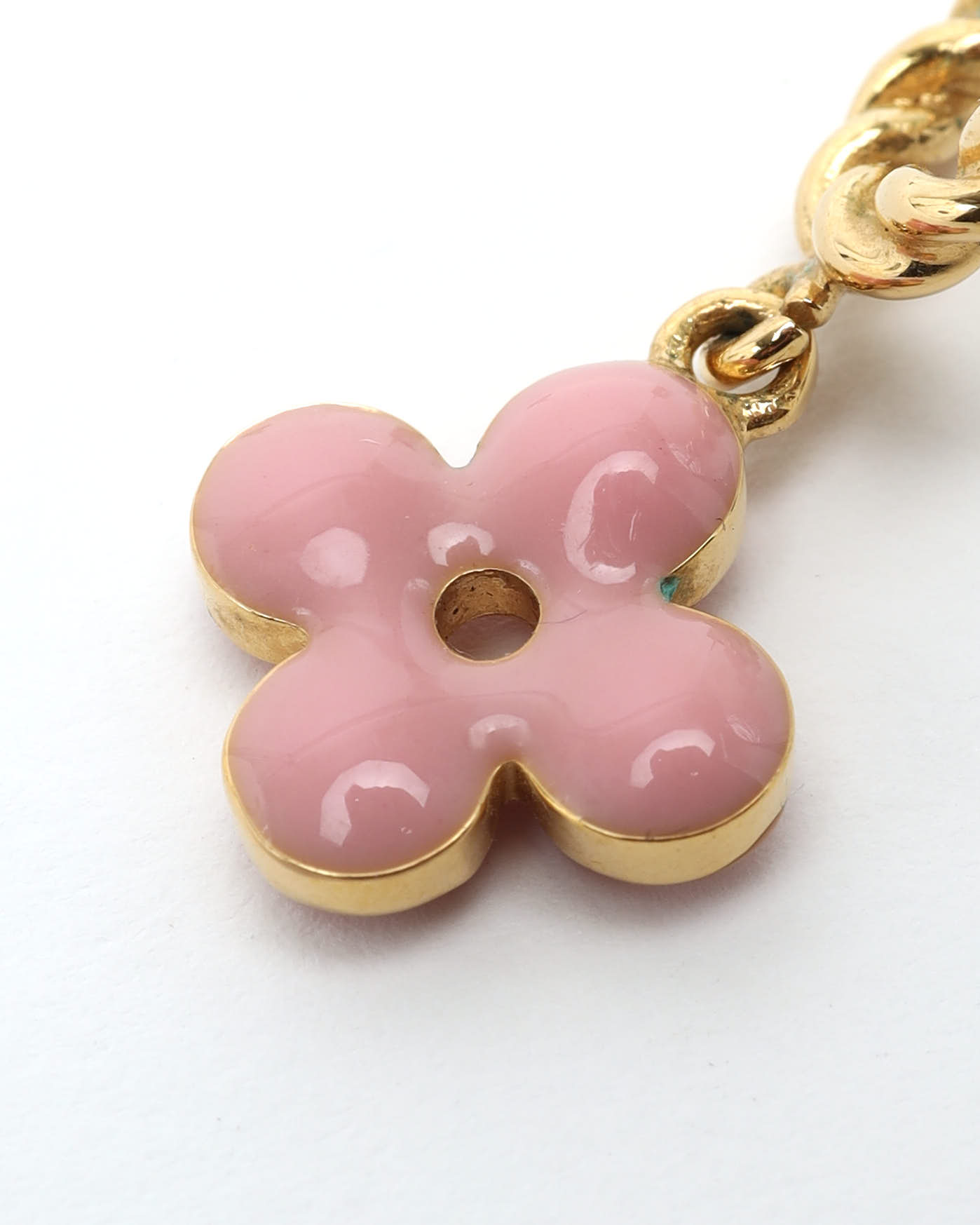 Pre-owned Louis Vuitton Sweet Monogram Hoop Earrings