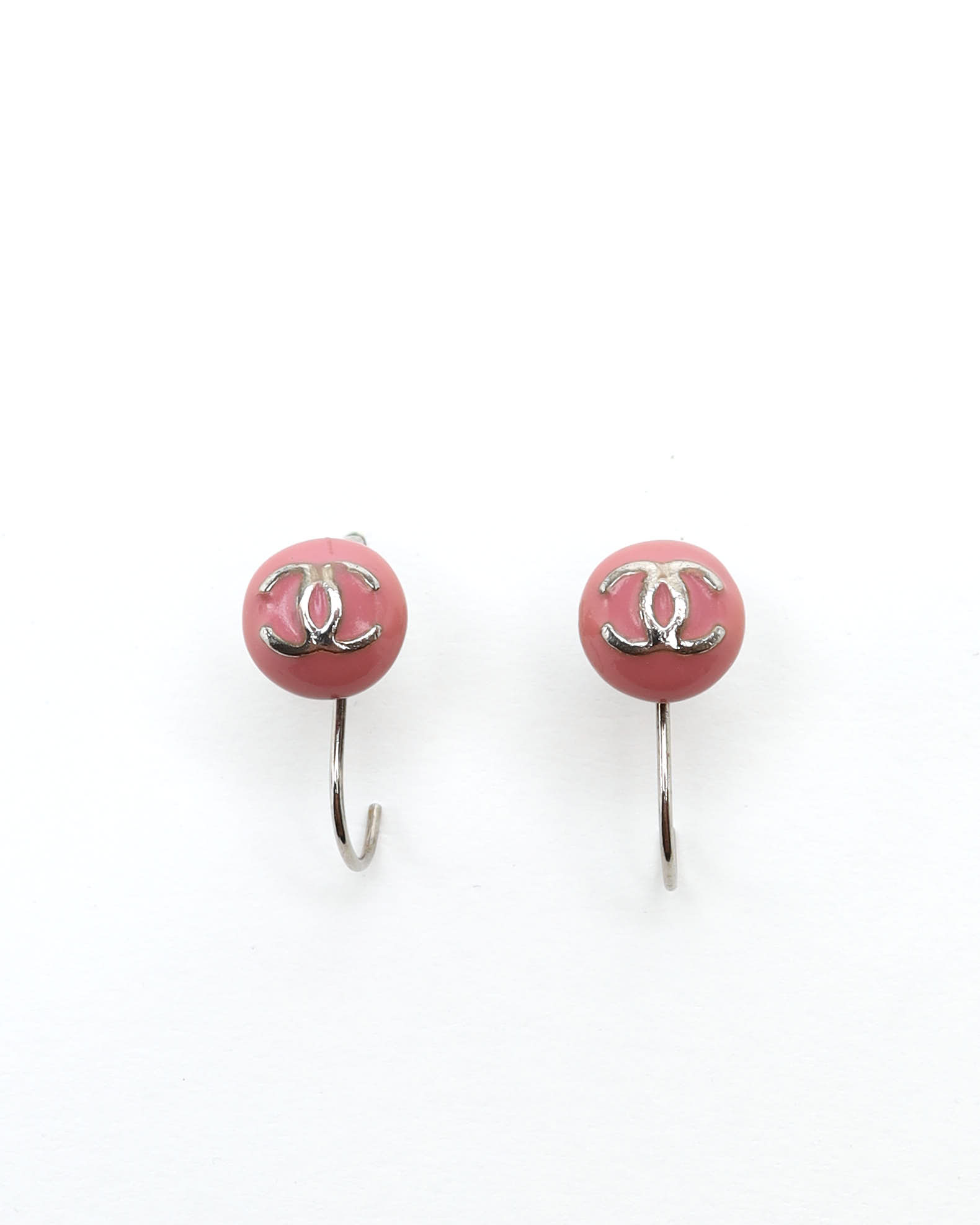Pre-owned Chanel Coco Mark Earrings