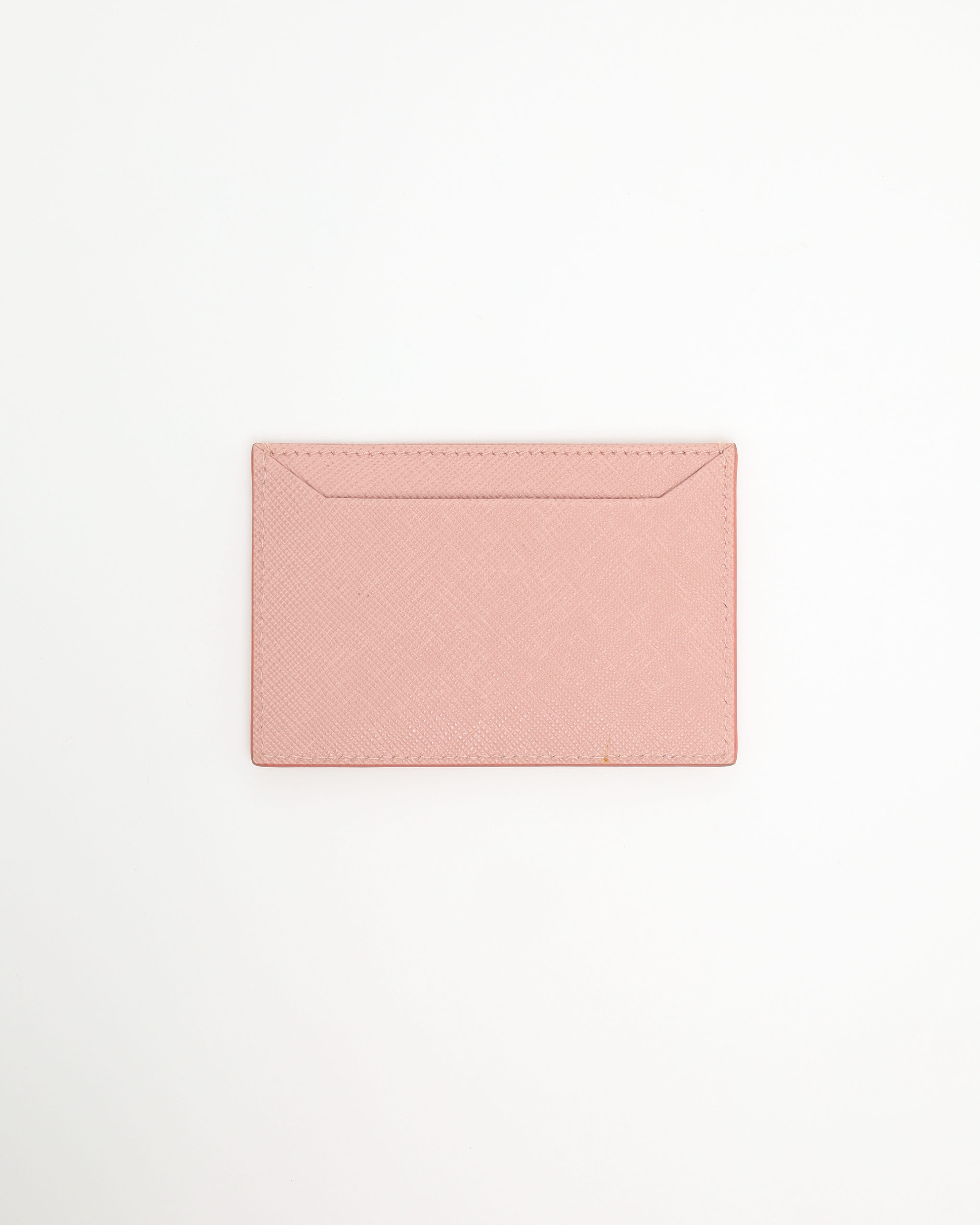 Prada Logo Leather Card Holder