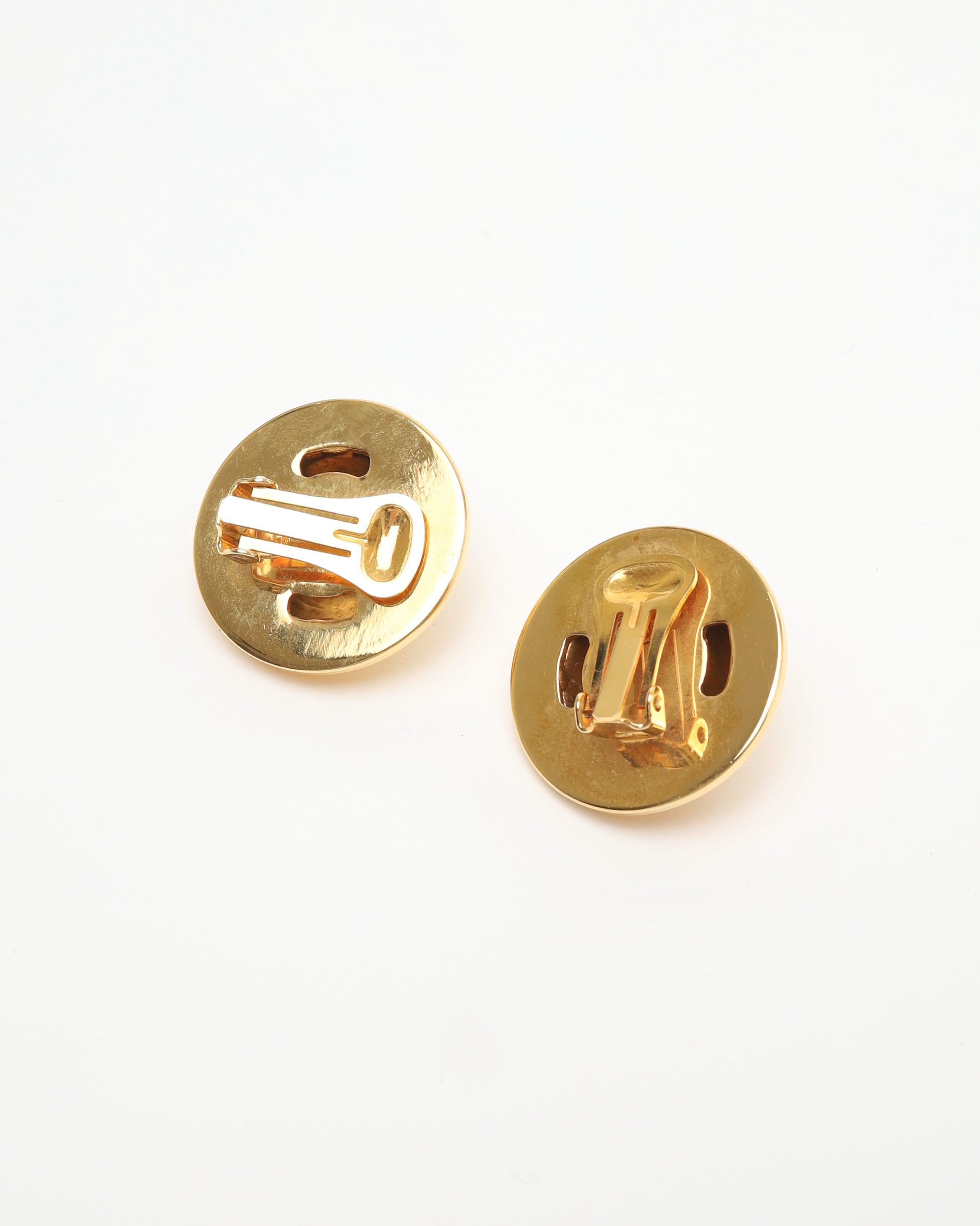 Celine Céline Star Ball Clip-on Earrings In Gold