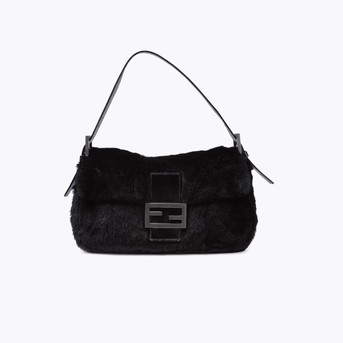 FENDI Fur Baguette Bag