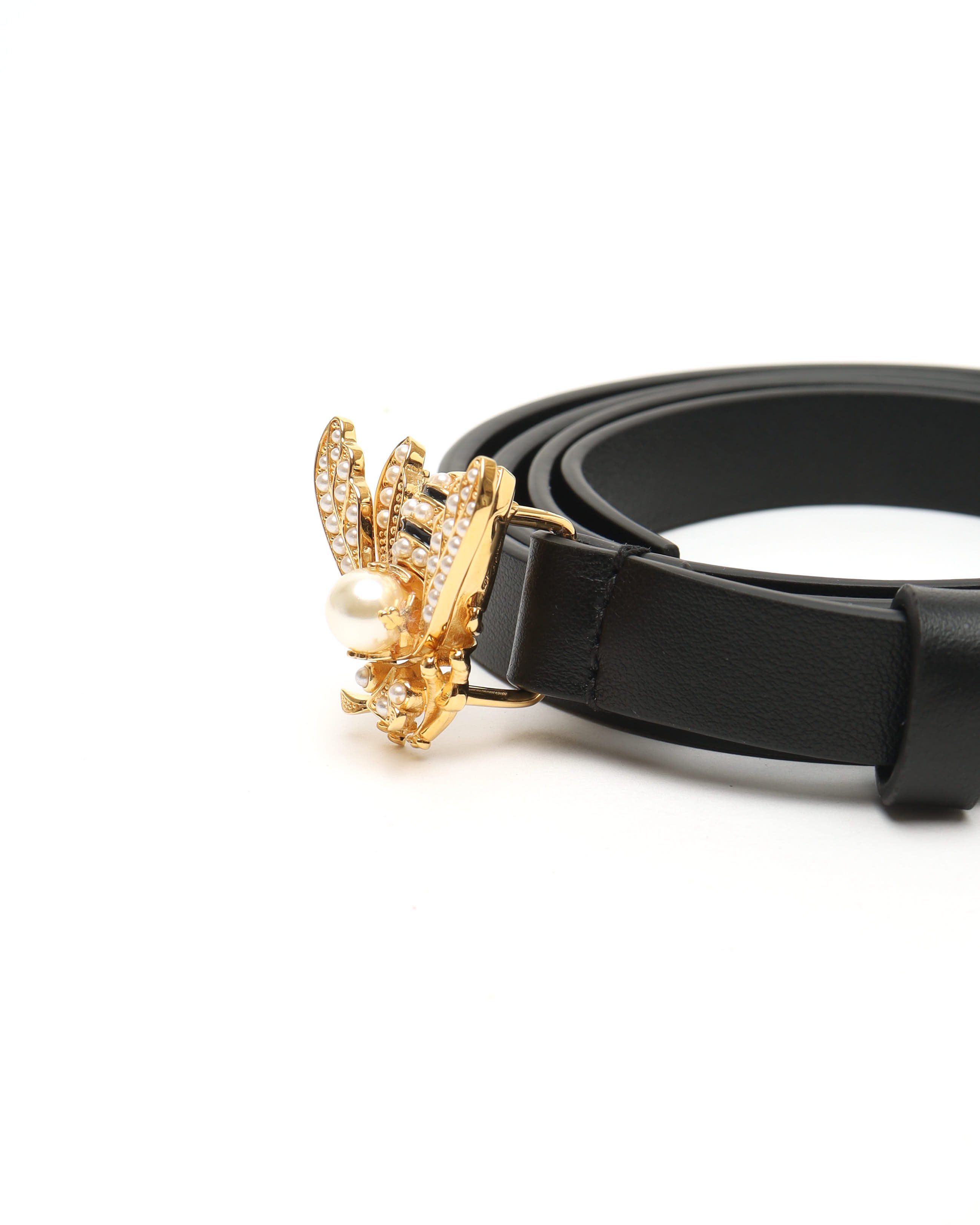 Dior Christian  Bee Leather Belt
