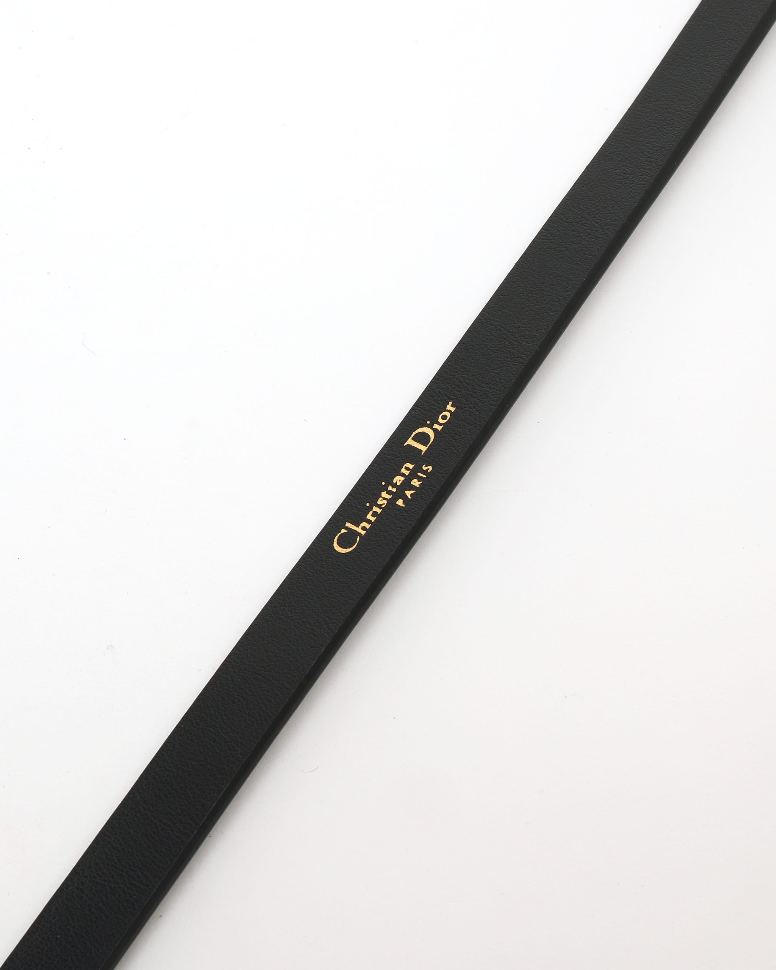 Dior Christian  Bee Leather Belt