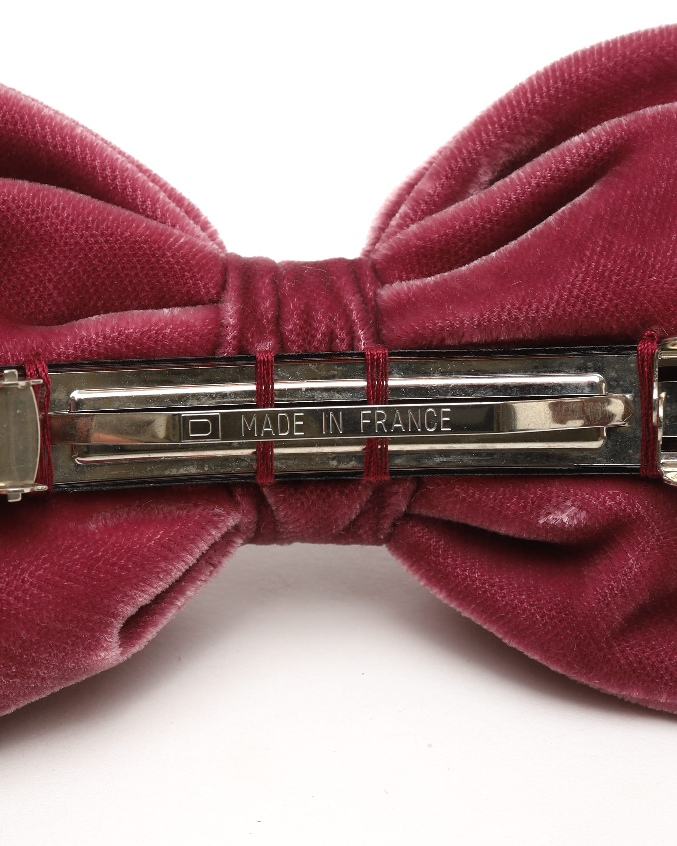 Pre-owned Chanel Velour Ribbon Haarspange