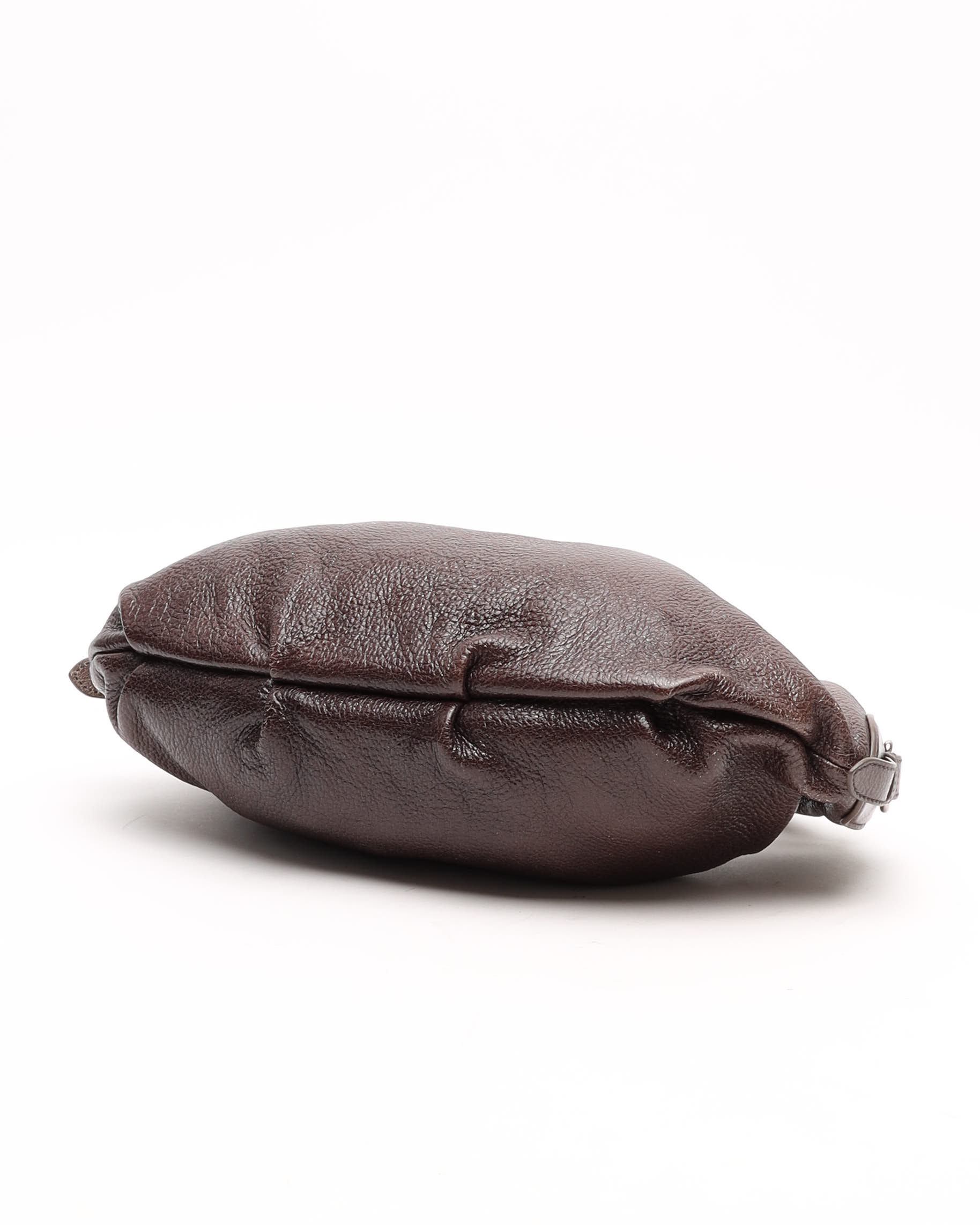Prada Cervo Lux Hobo Bag In Brown