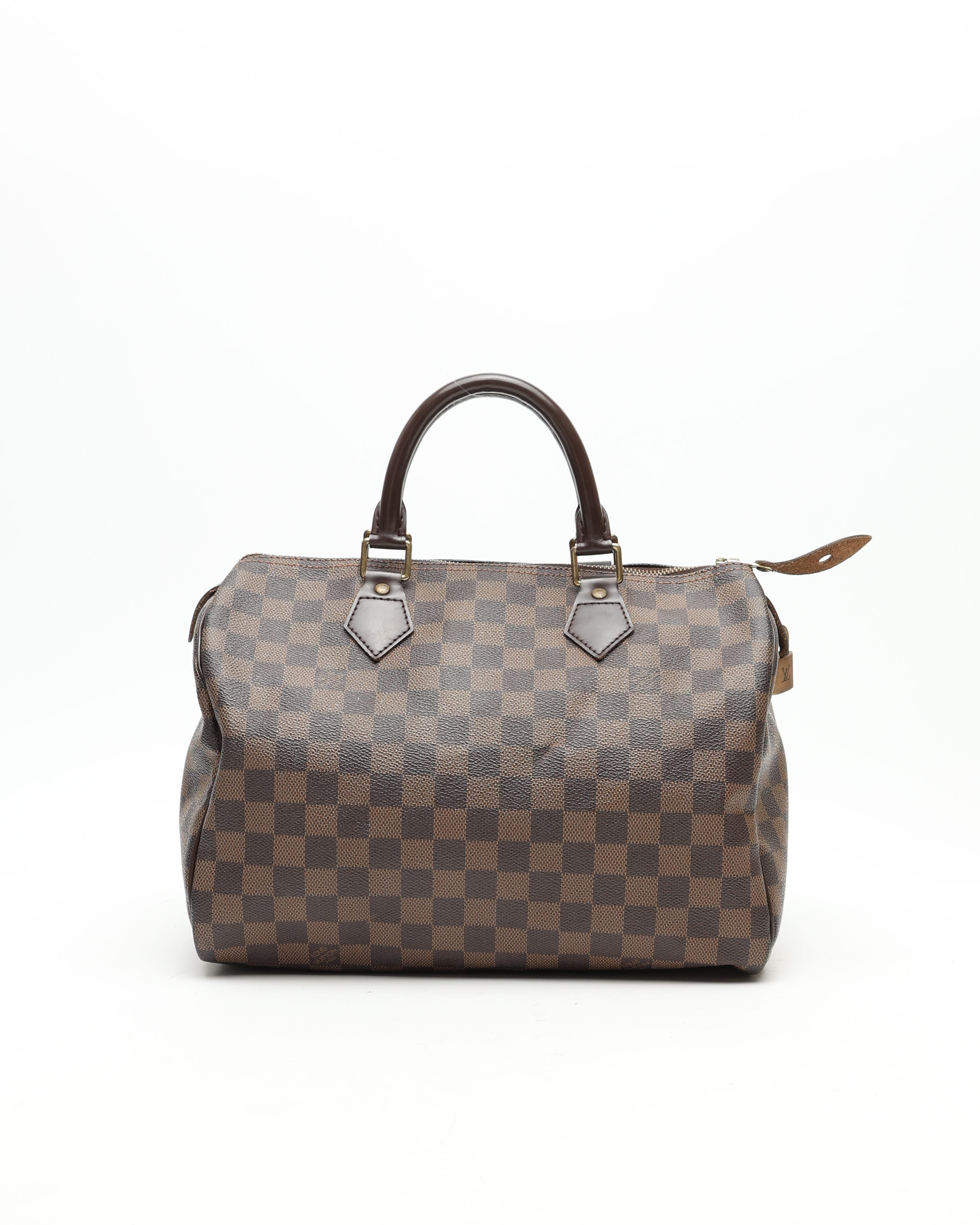 Pre-owned Louis Vuitton Damier Ebene Speedy 30 Bag