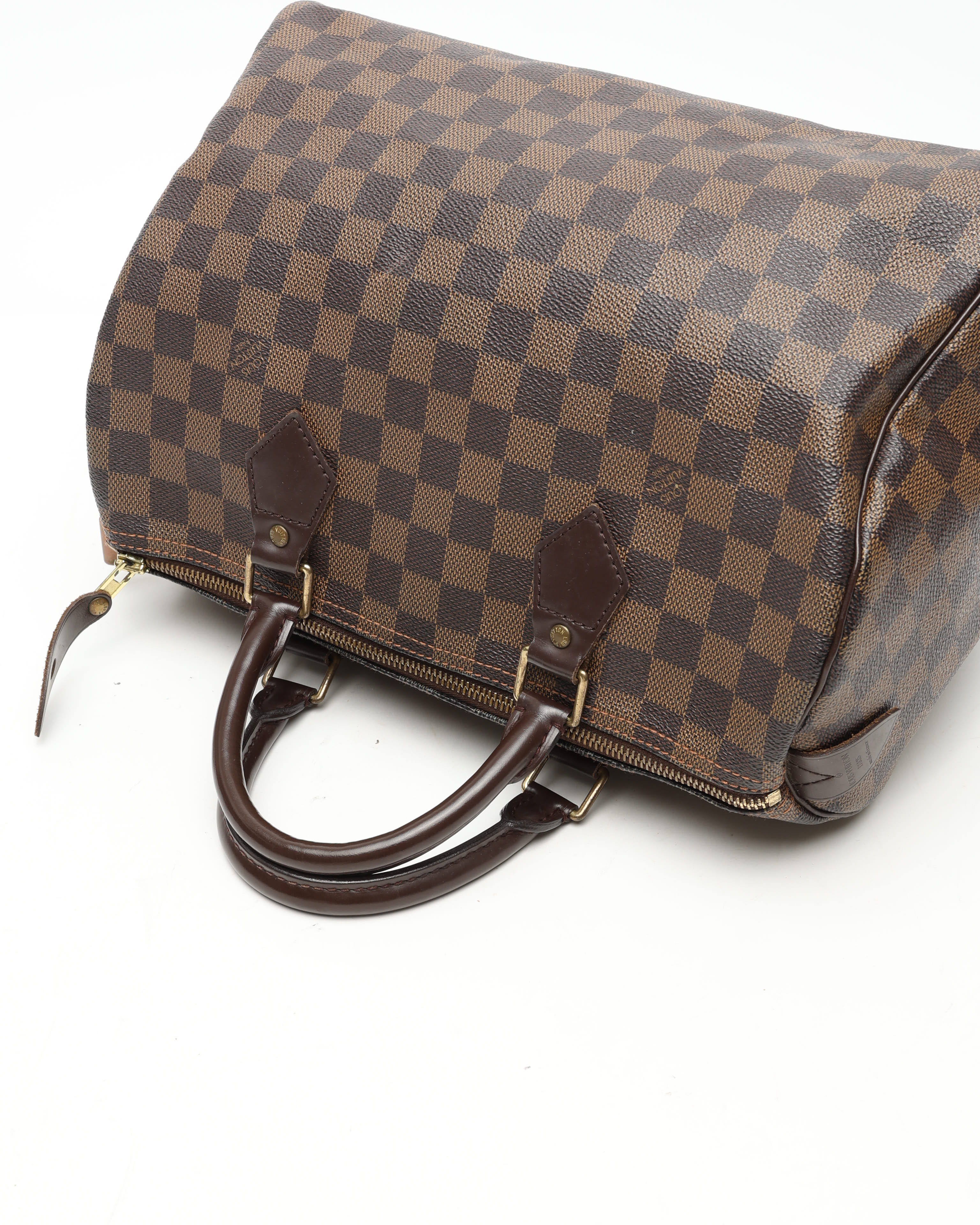 Pre-owned Louis Vuitton Damier Ebene Speedy 30 Bag