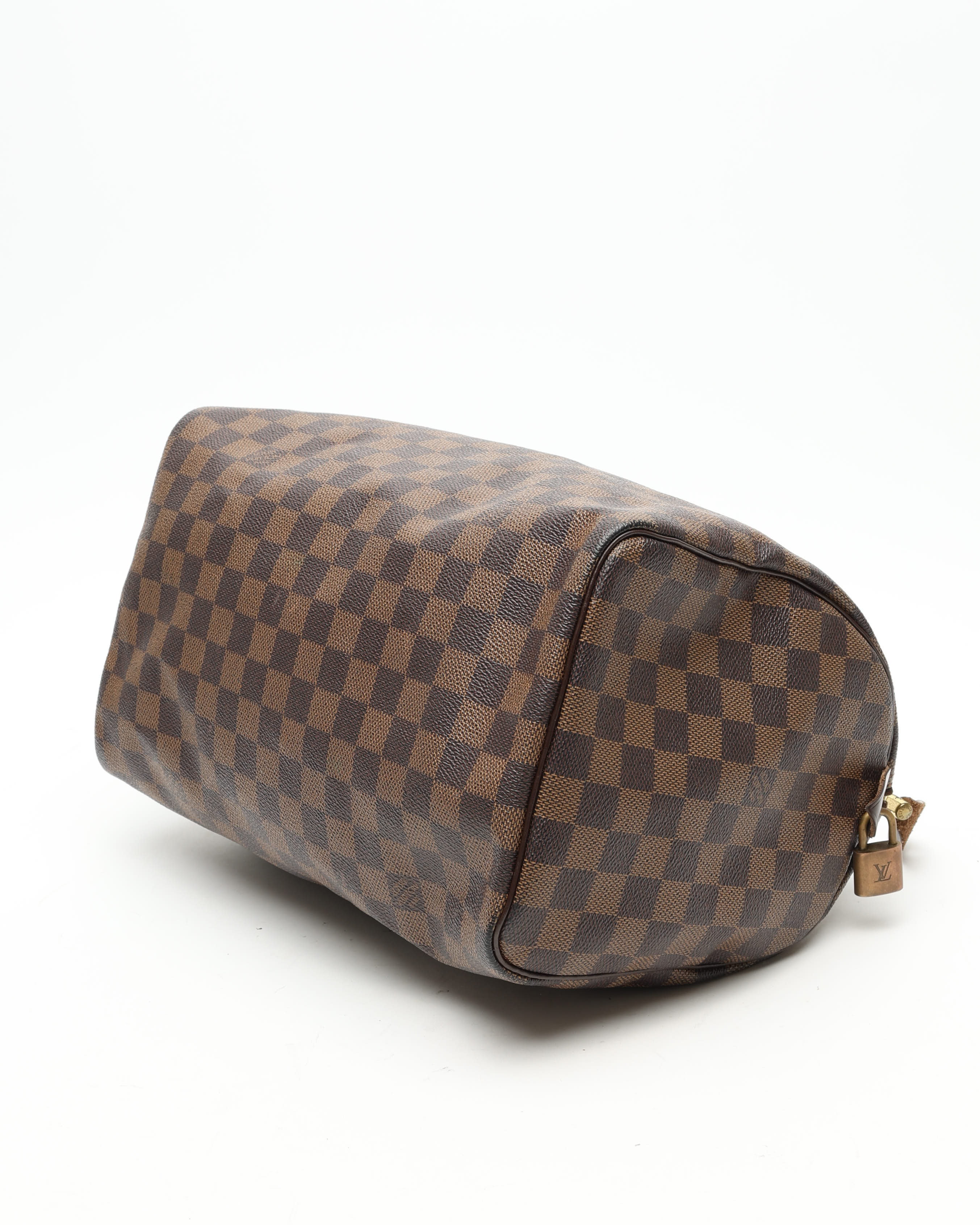 Pre-owned Louis Vuitton Damier Ebene Speedy 30 Bag