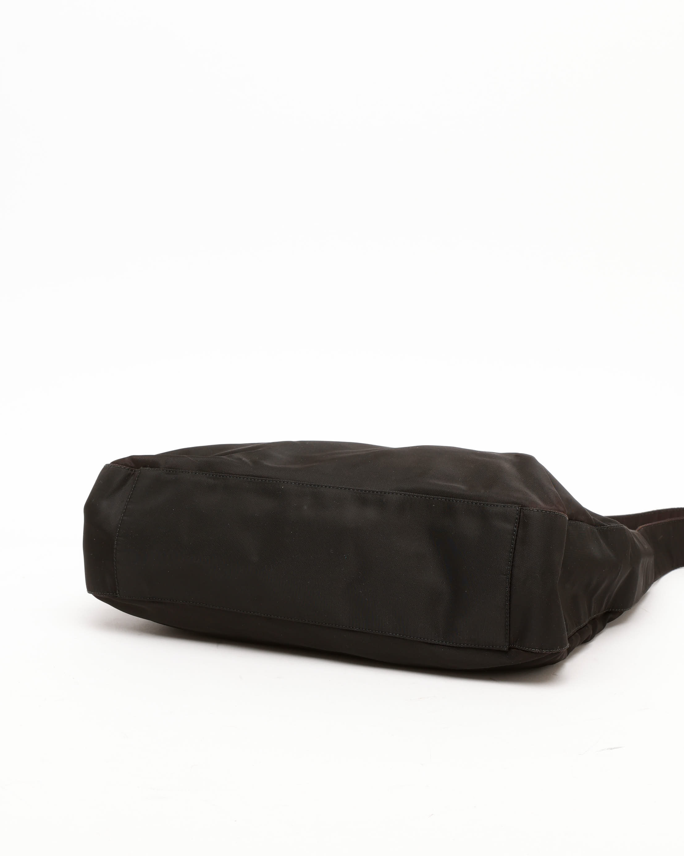Prada Tessuto Hobo Bag In Black