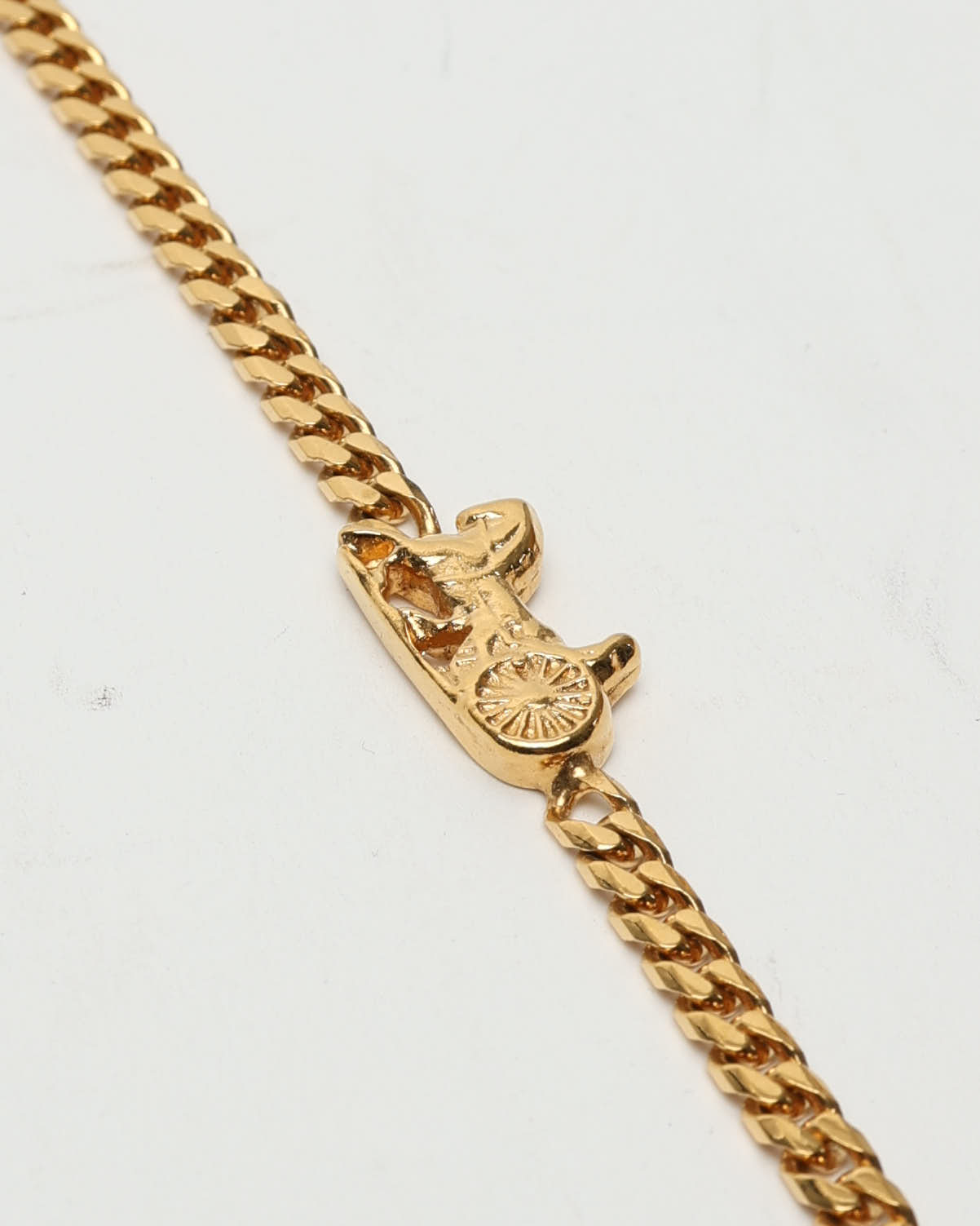 Celine Horse Carriage Gold-tone Necklace