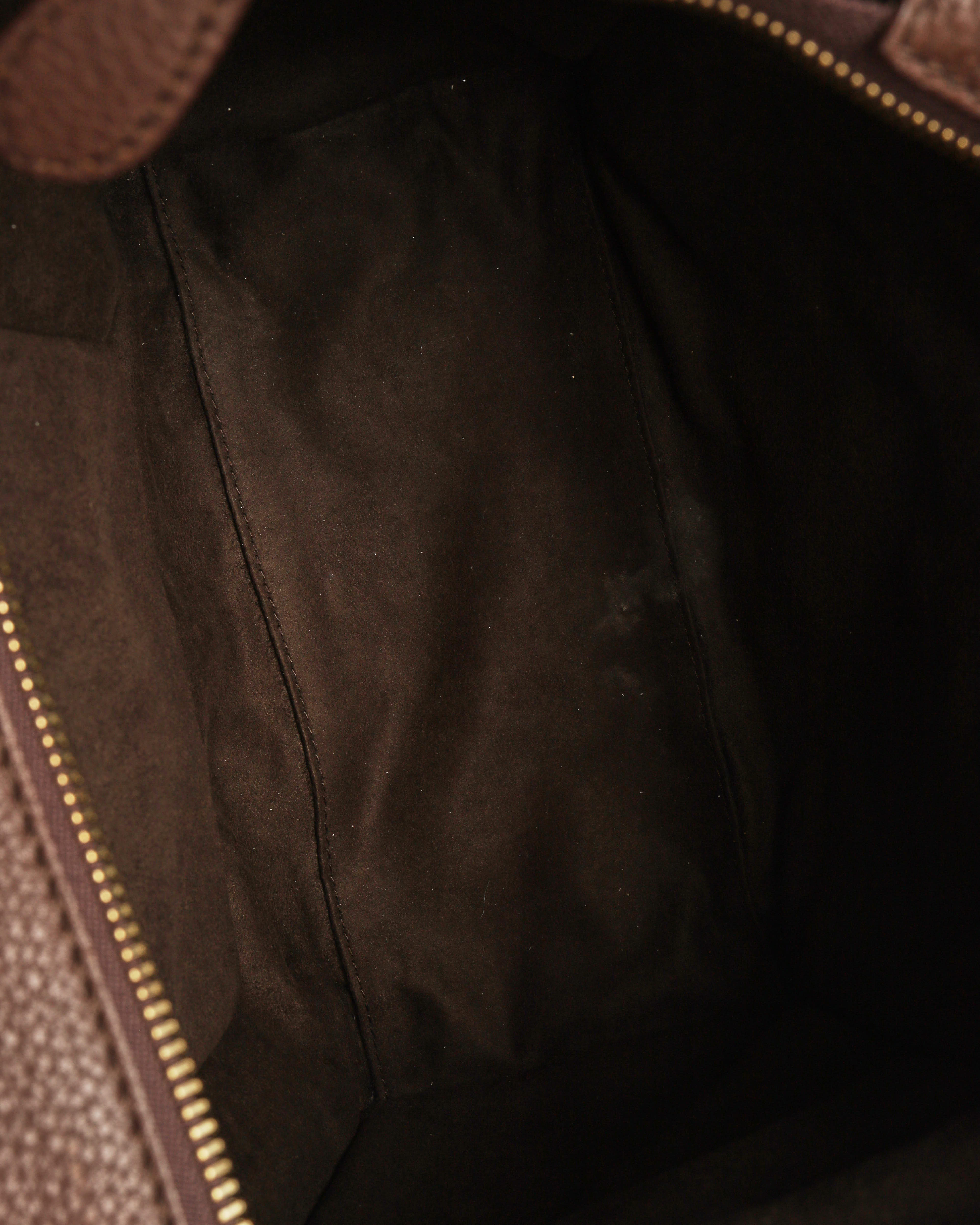 Celine Céline Micro Luggage Bag In Brown