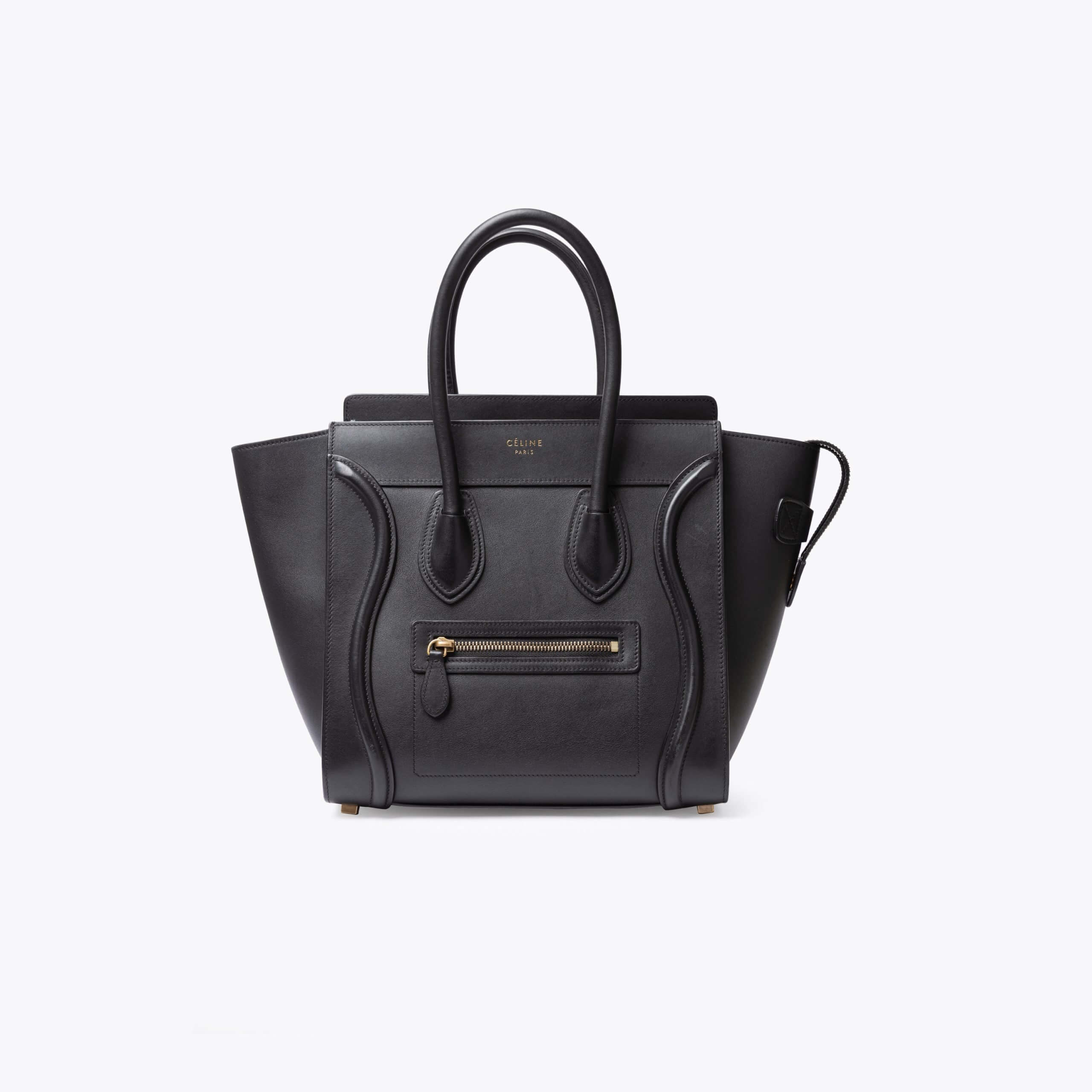 CELINE Luggage Micro Shopper Bag