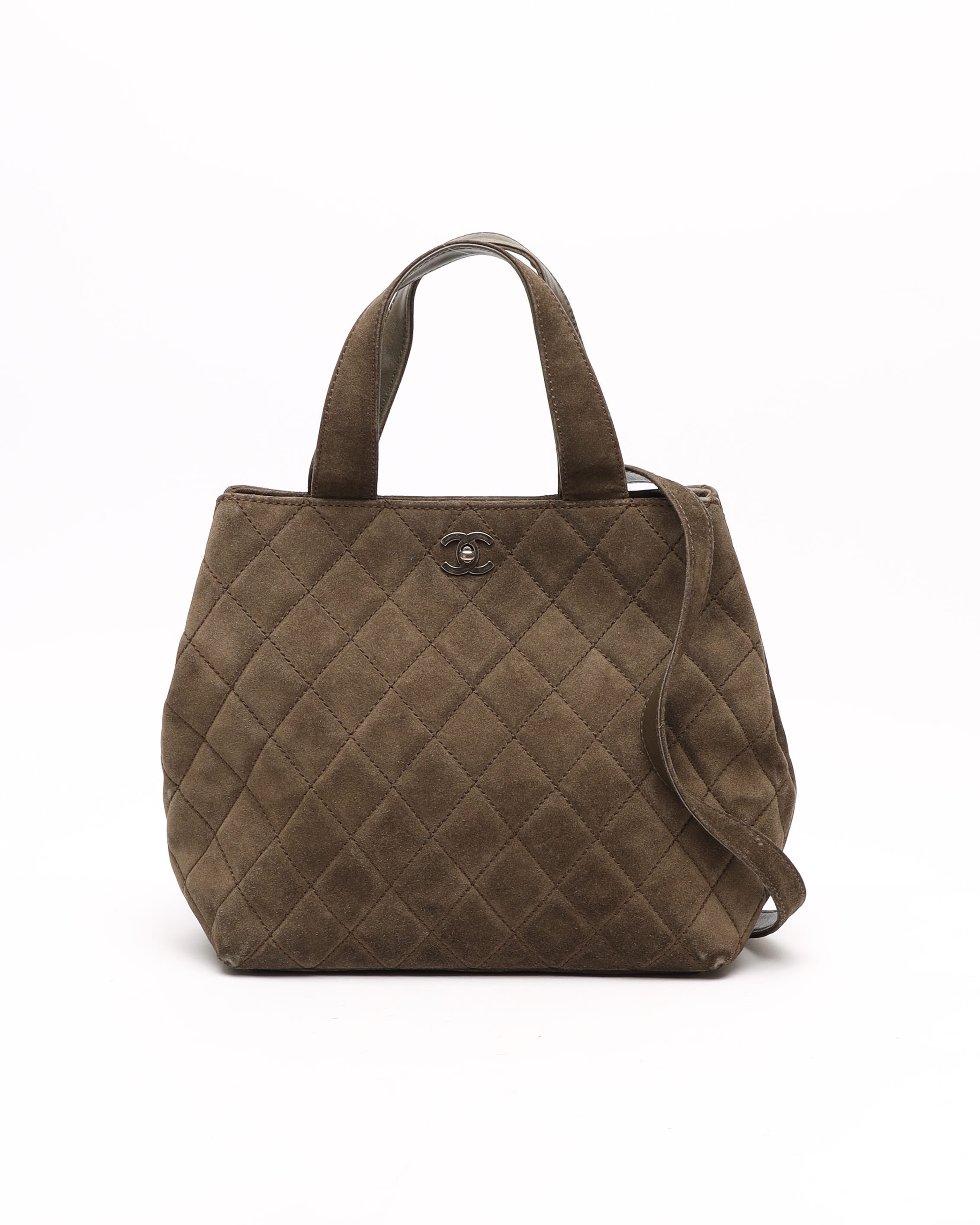 CHANEL CC Quilted Hobo Bag