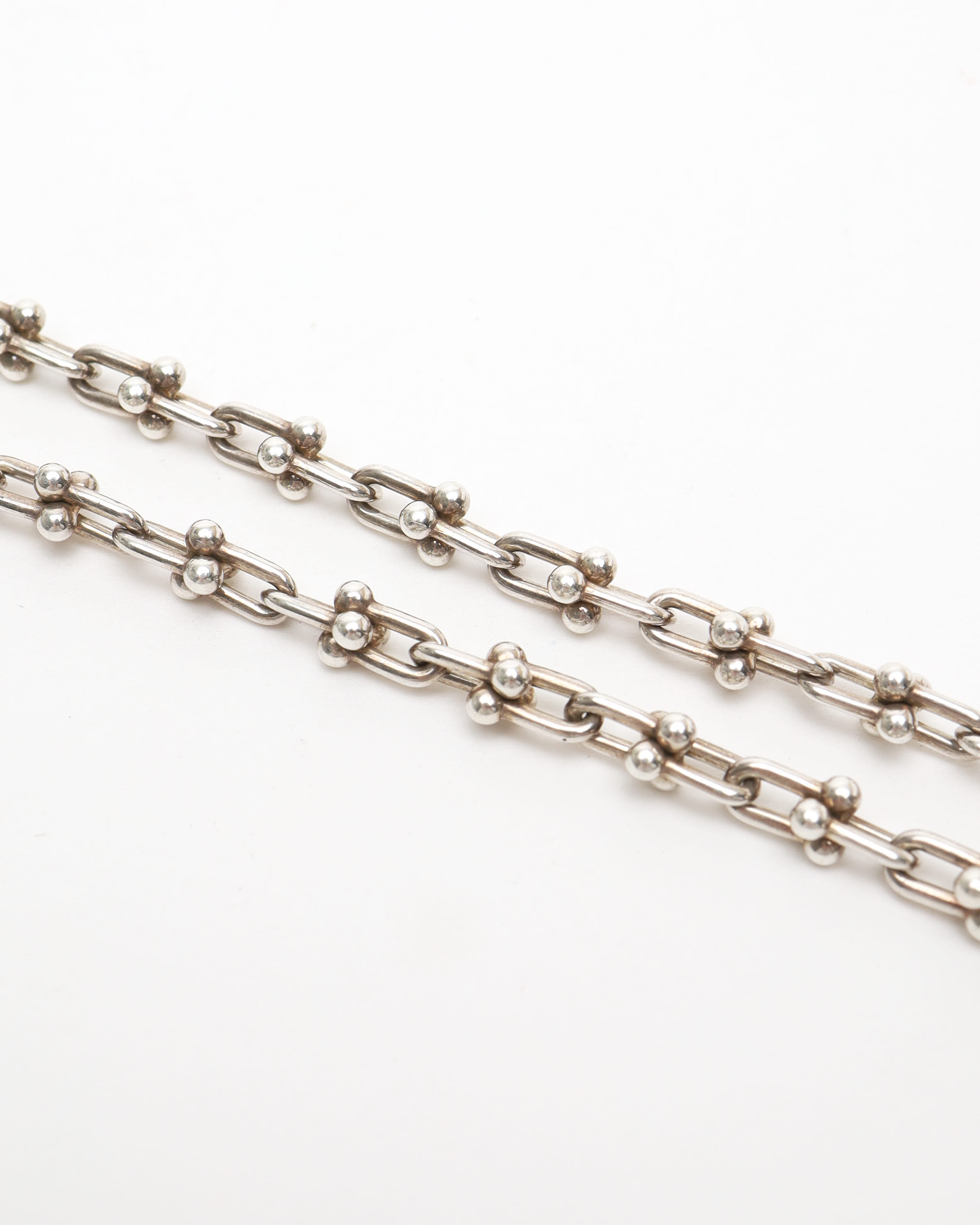 Tiffany & Co Micro Link Armband In Sterling Silber
