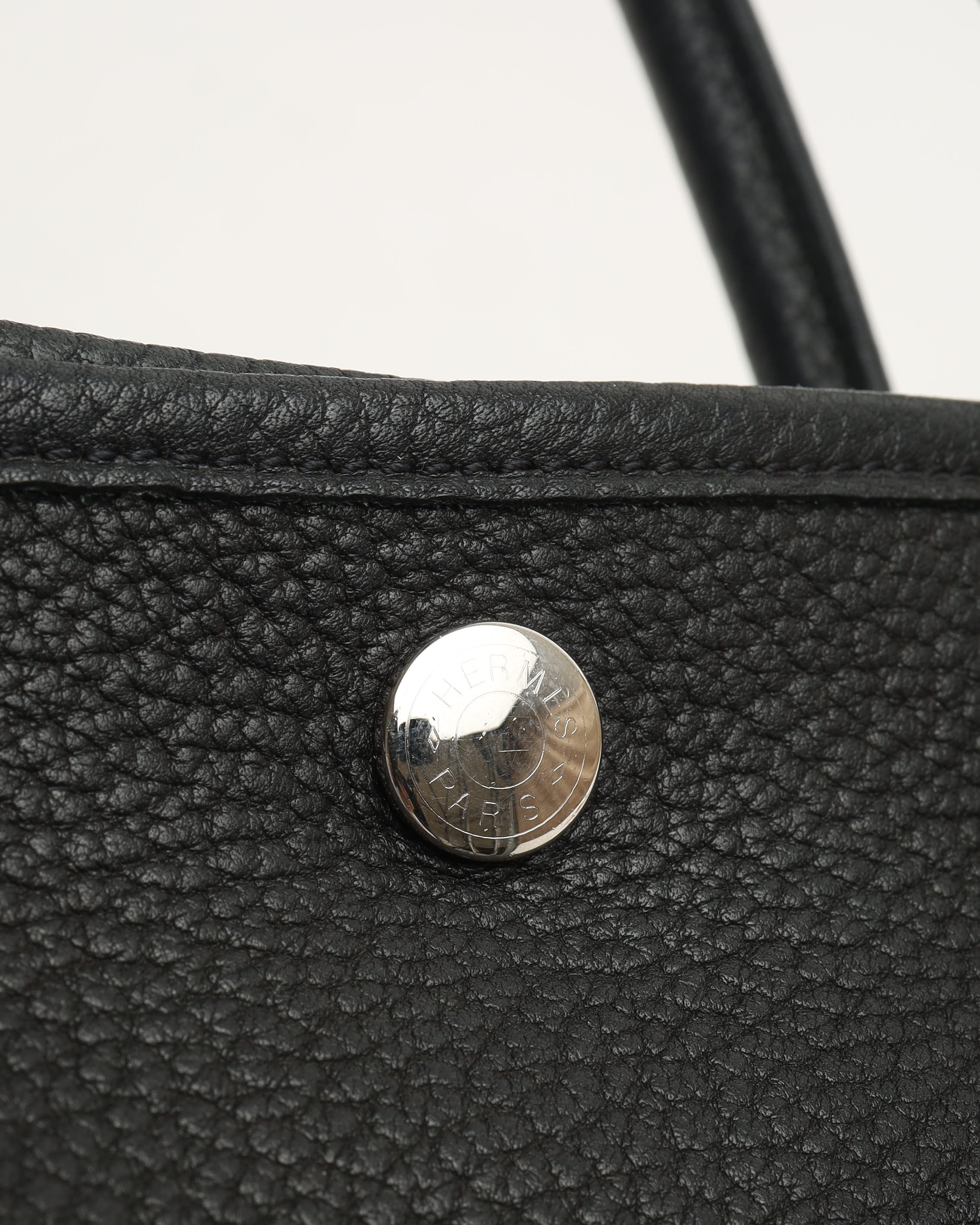Pre-owned Hermes Hermès Negonda Garden Party 36 Tote Bag In Black