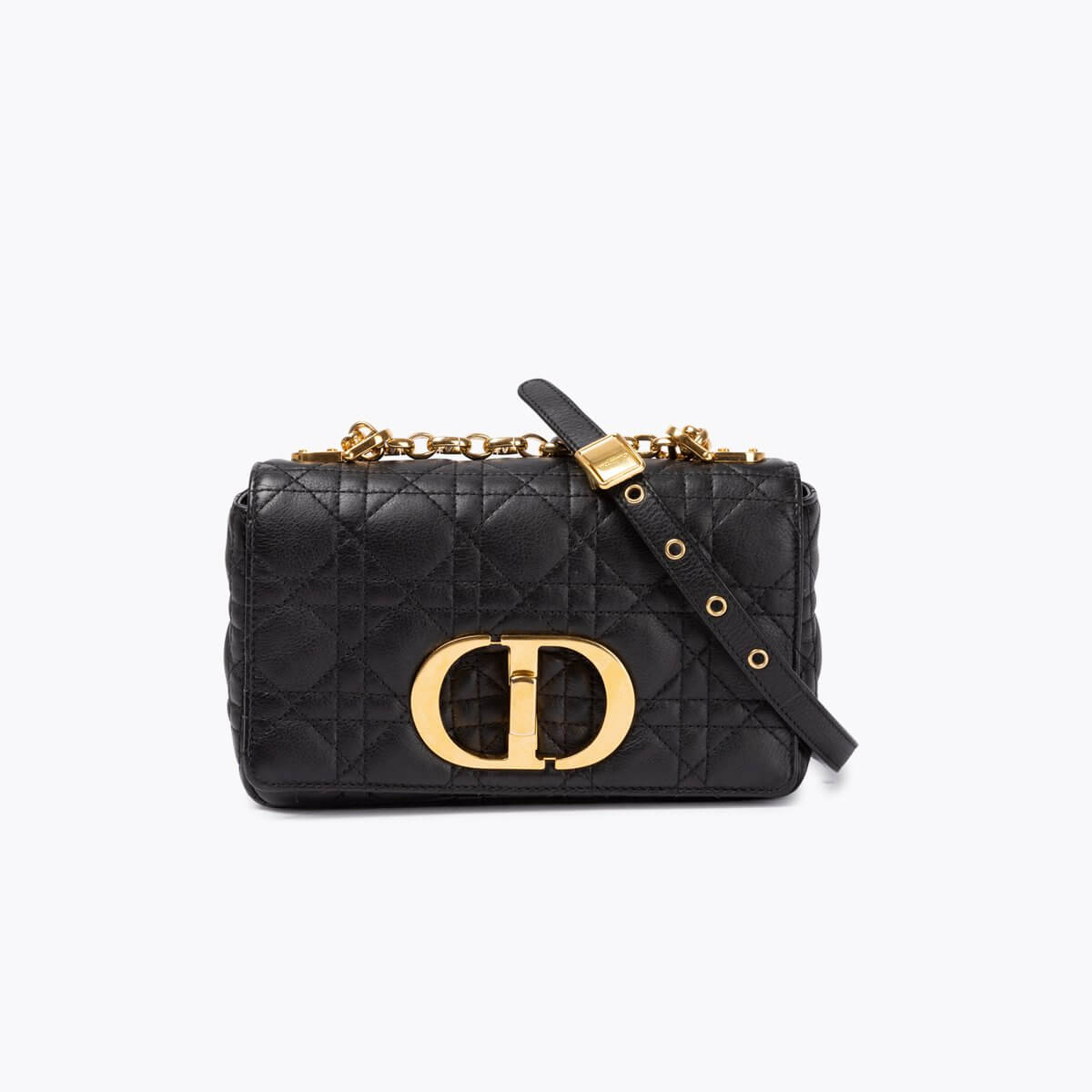 CHRISTIAN DIOR Small Caro Cannage Bag