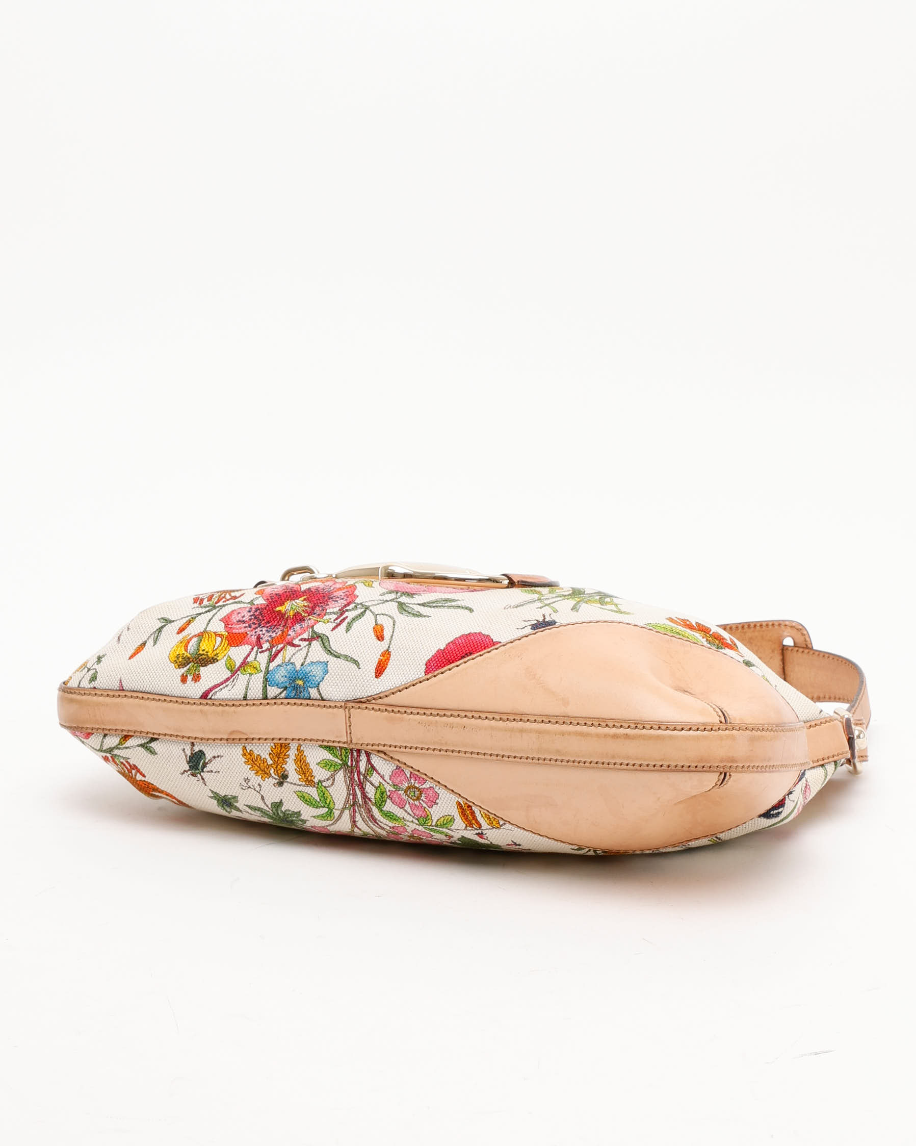 Gucci Floral Horsebit Bag
