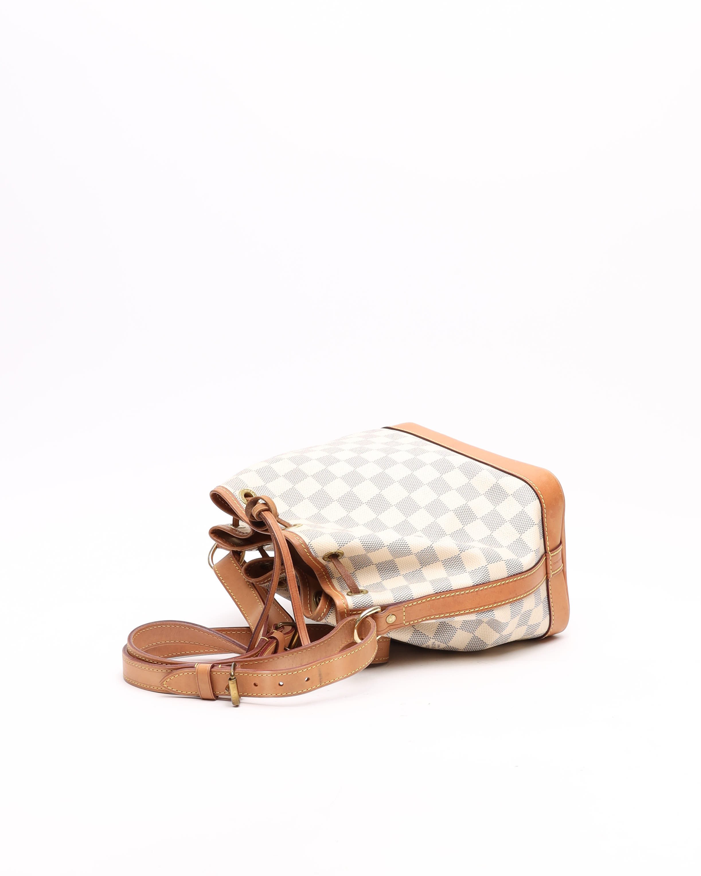 Pre-owned Louis Vuitton Damier Azur Noé Bb Bag