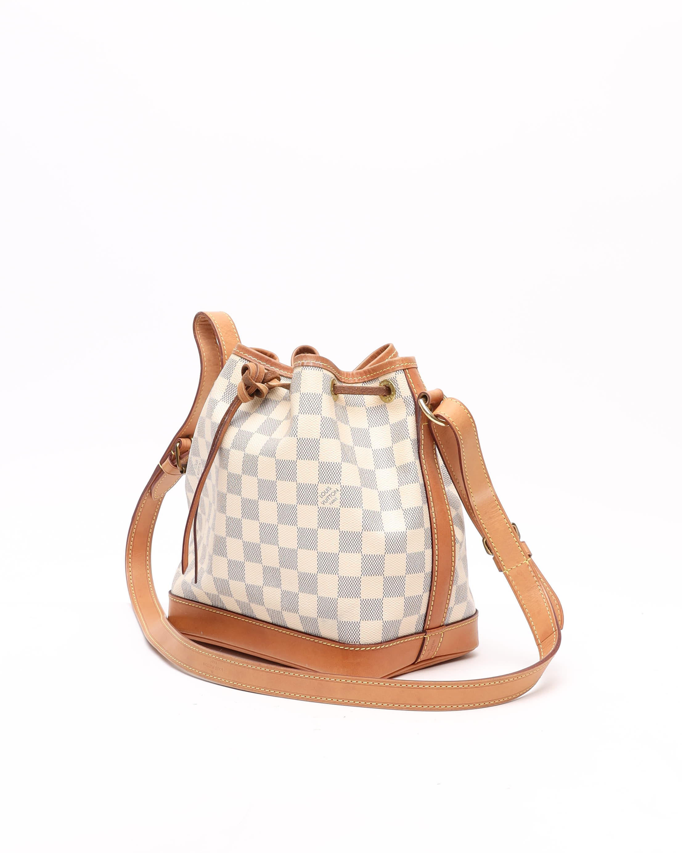 Pre-owned Louis Vuitton Damier Azur Noé Bb Bag