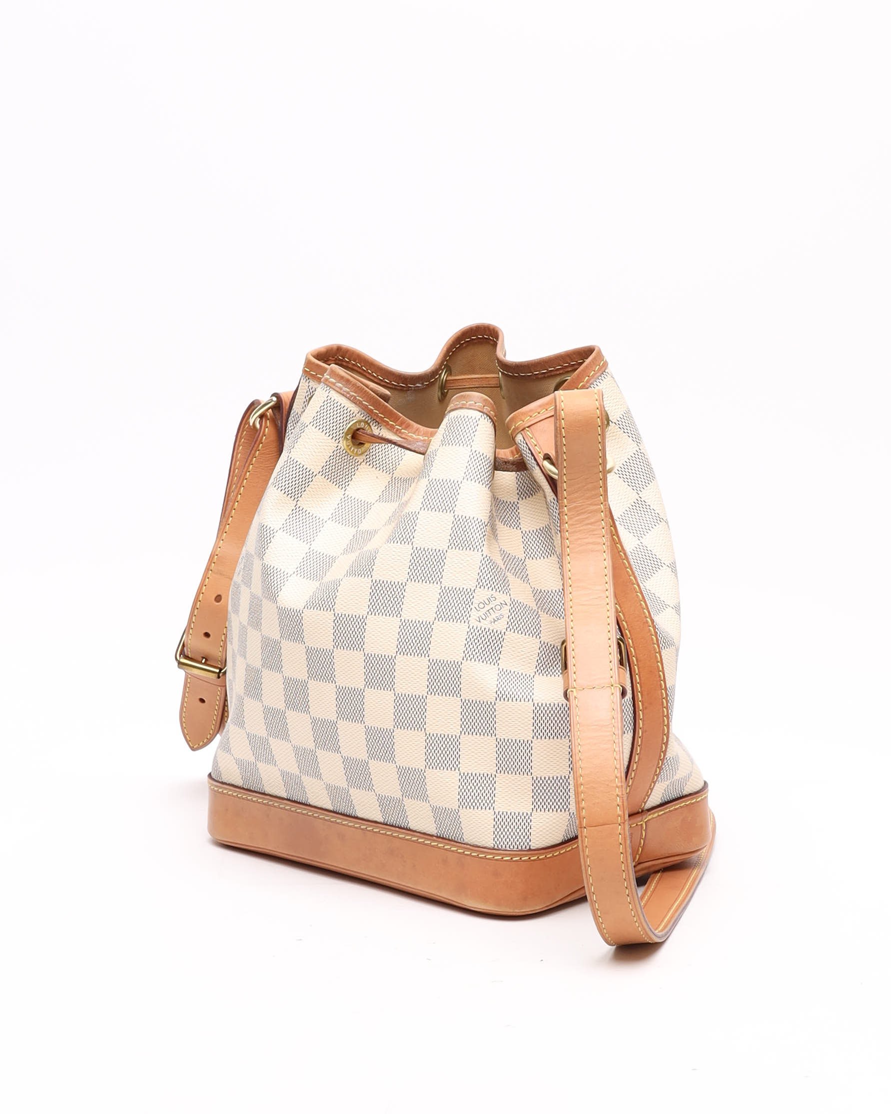 Pre-owned Louis Vuitton Damier Azur Noé Bb Bag