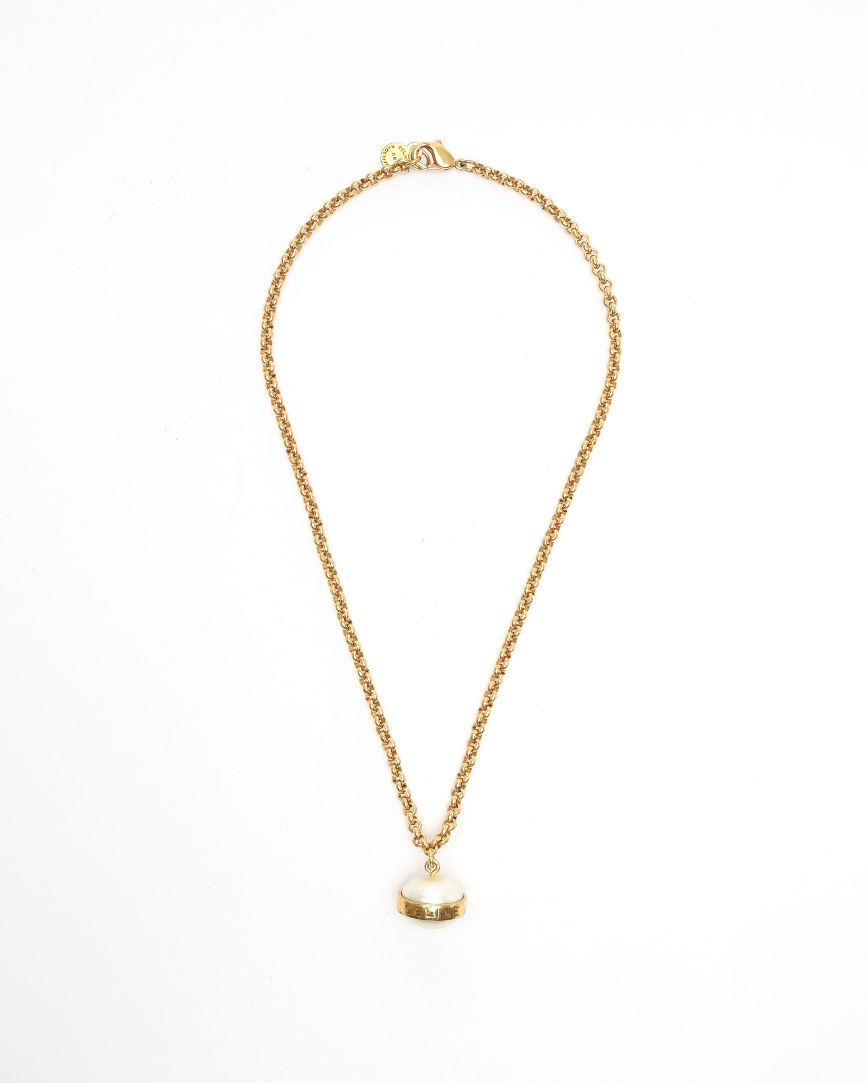 Celine Céline Pearl Necklace