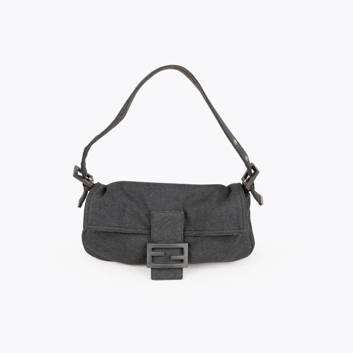 FENDI Baguette Wool Shoulder Bag