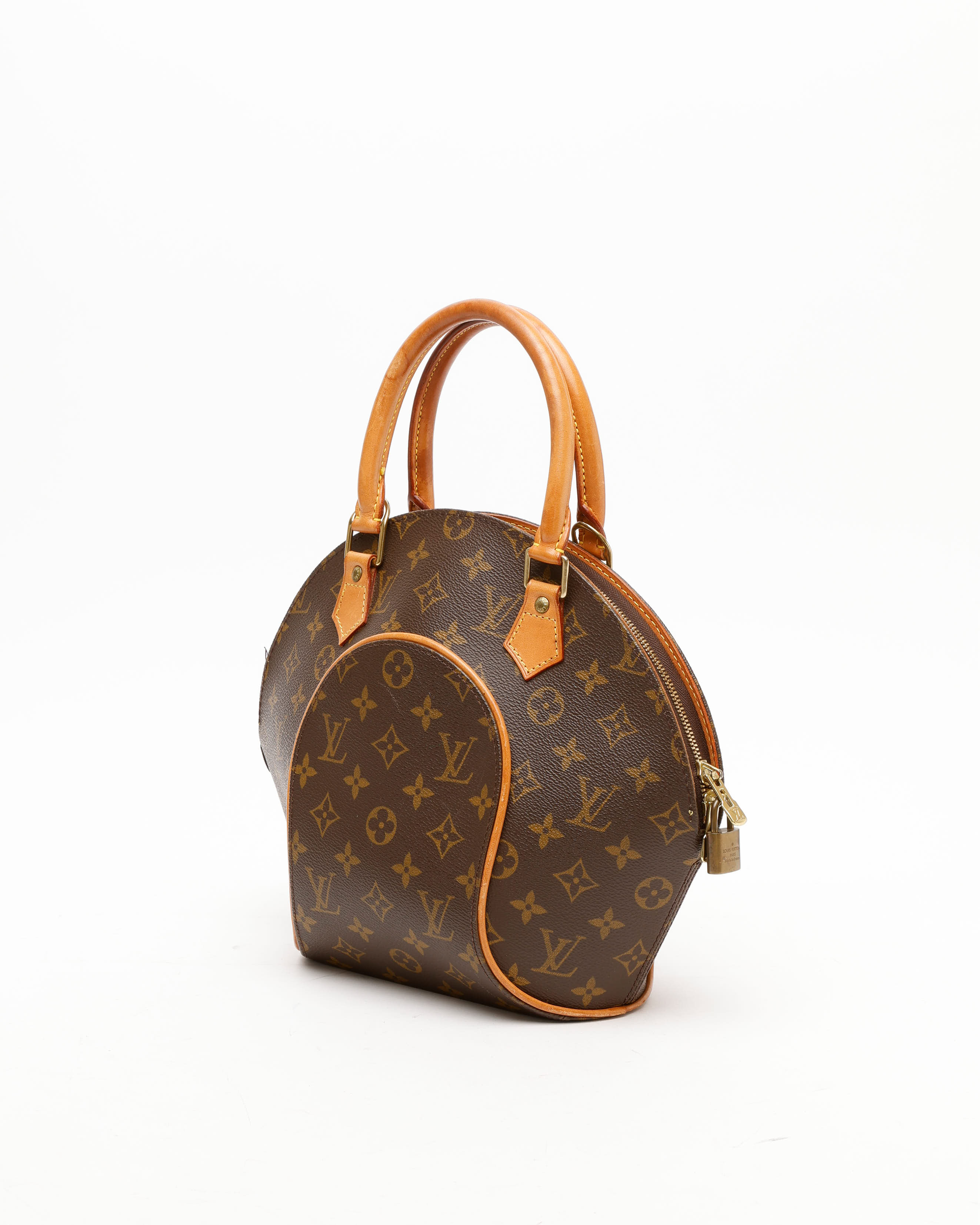 Pre-owned Louis Vuitton Monogram Ellipse Pm Bag In Brown
