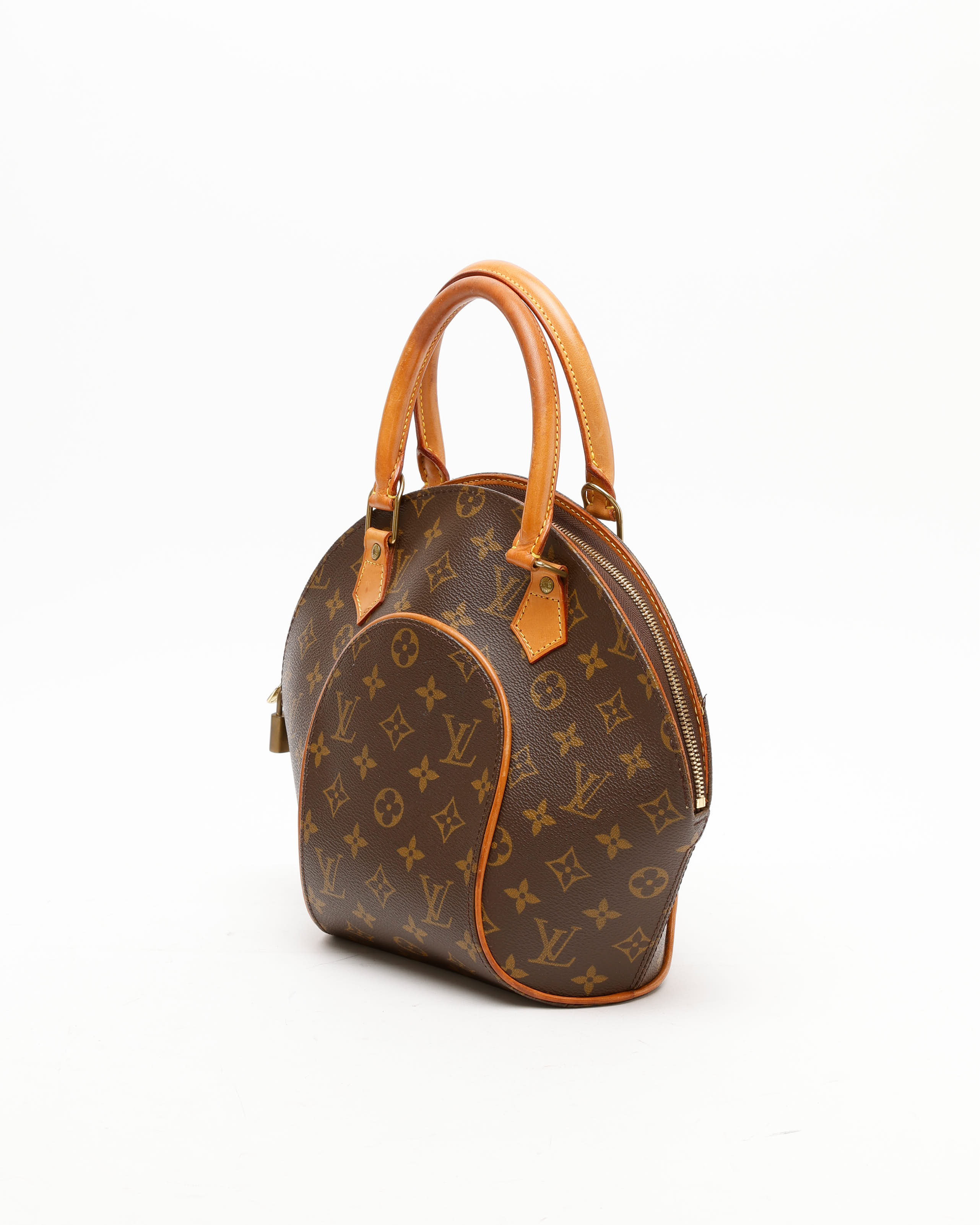 Pre-owned Louis Vuitton Monogram Ellipse Pm Bag In Brown