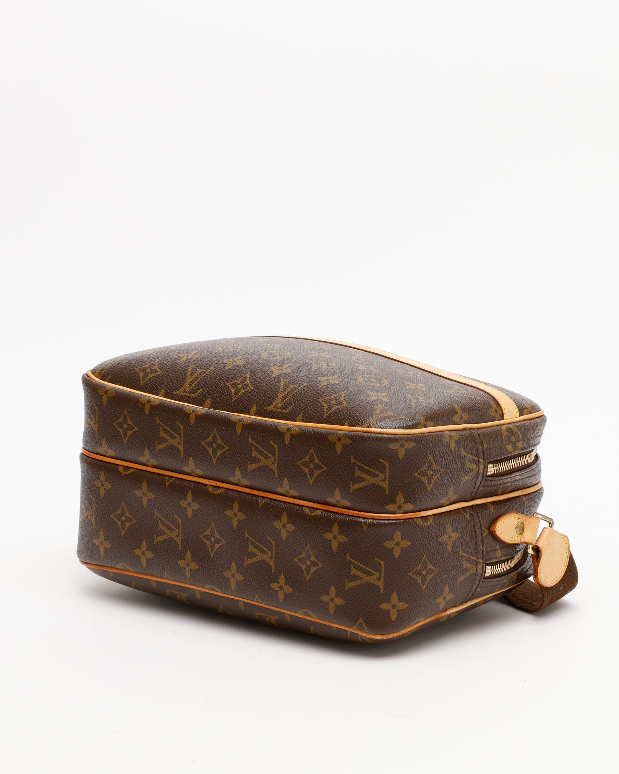 Pre-owned Louis Vuitton Monogram Reporter Pm Bag In Brown