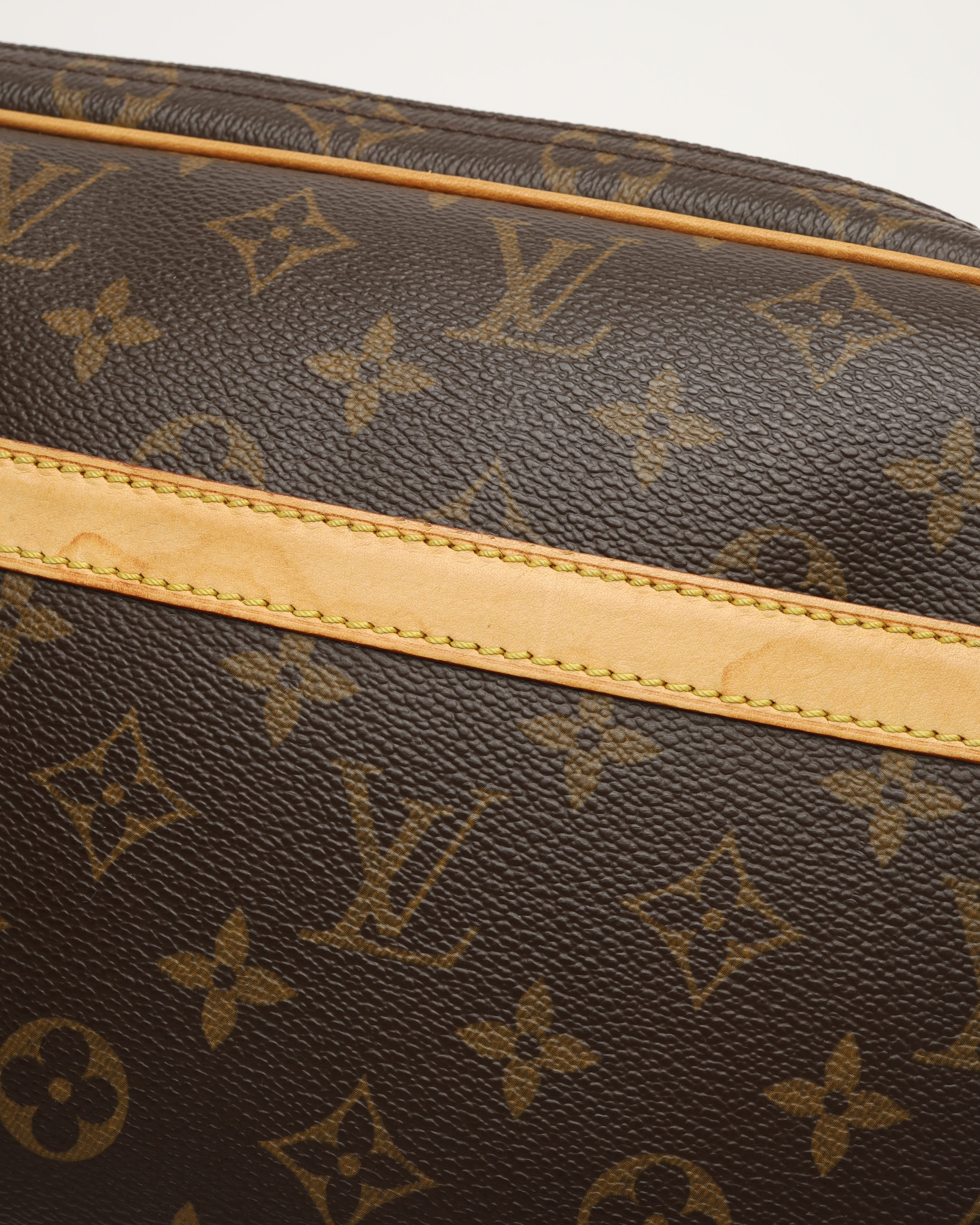 Pre-owned Louis Vuitton Monogram Reporter Pm Bag In Brown
