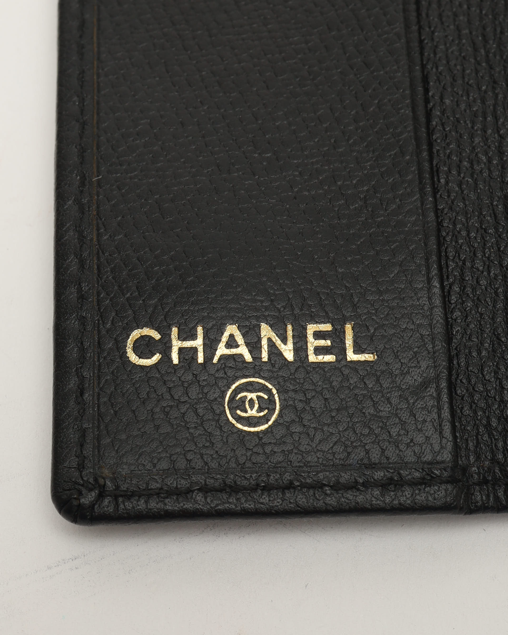 Pre-owned Chanel Coco Mark Key Case In Black