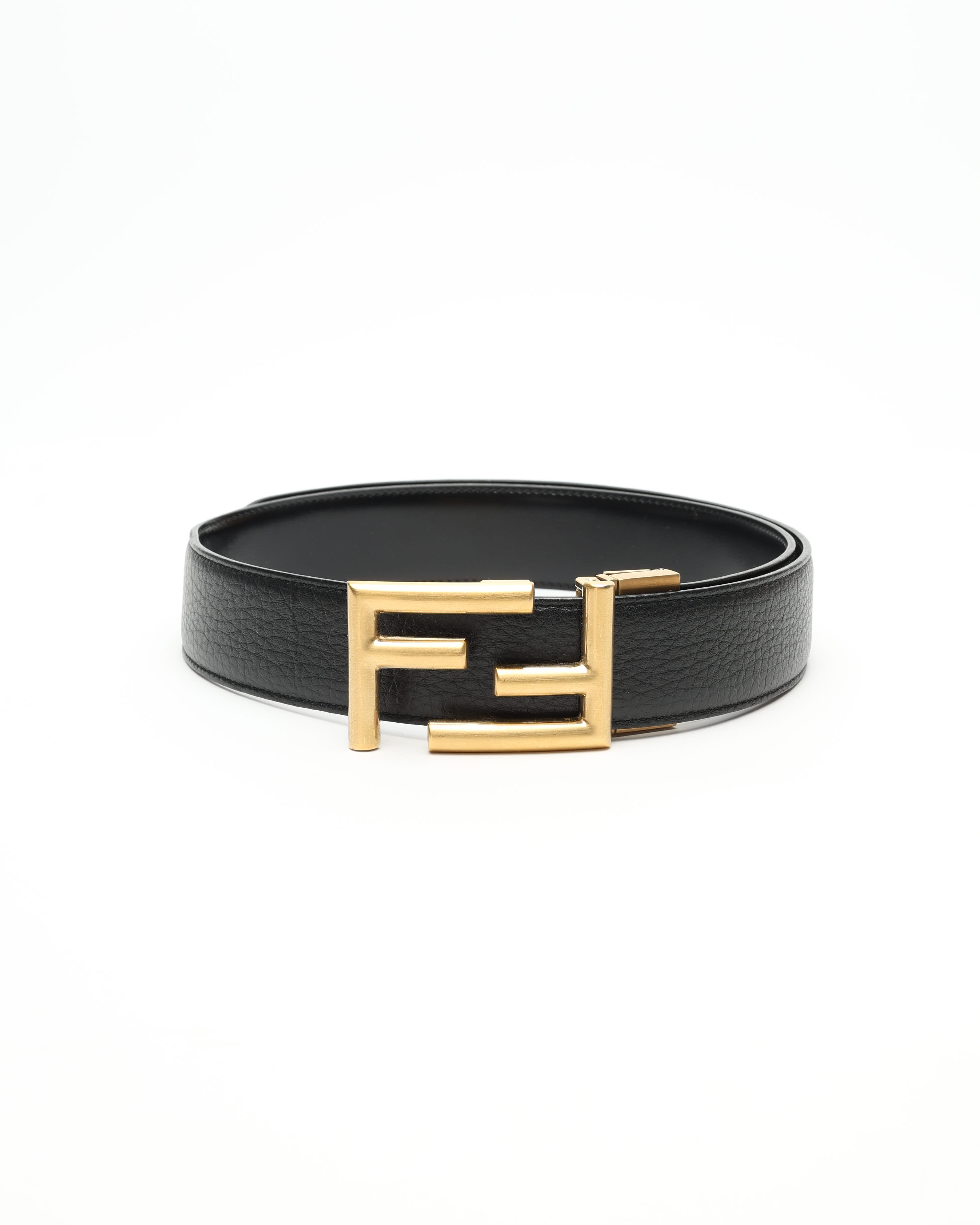 Fendi FF Leather Belt