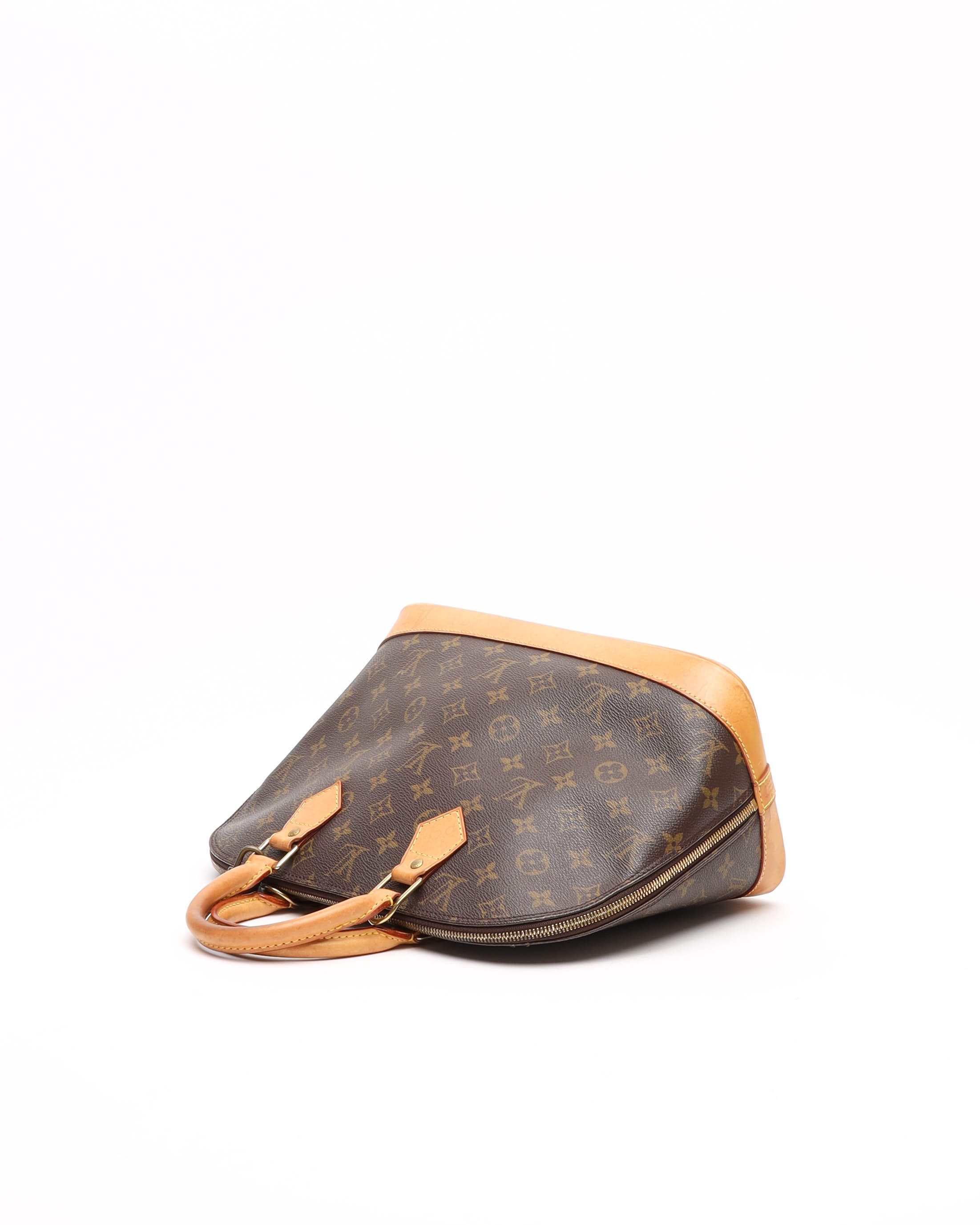 Pre-owned Louis Vuitton Monogram Alma Pm Bag In Brown