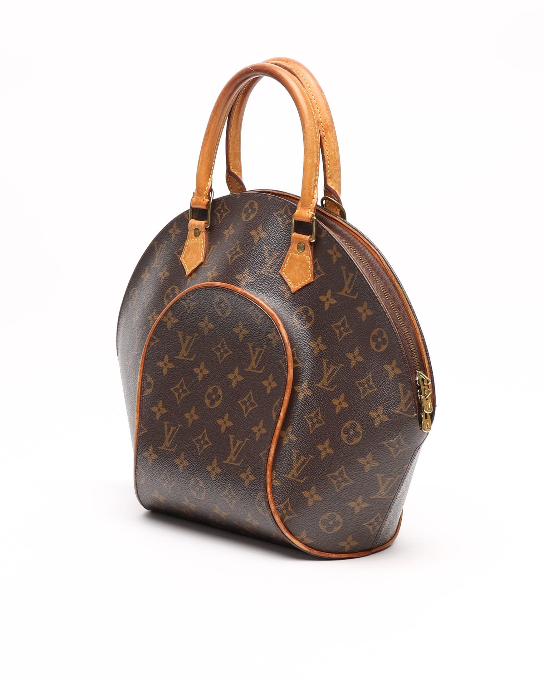 Pre-owned Louis Vuitton Monogram Ellipse Mm Bag In Brown