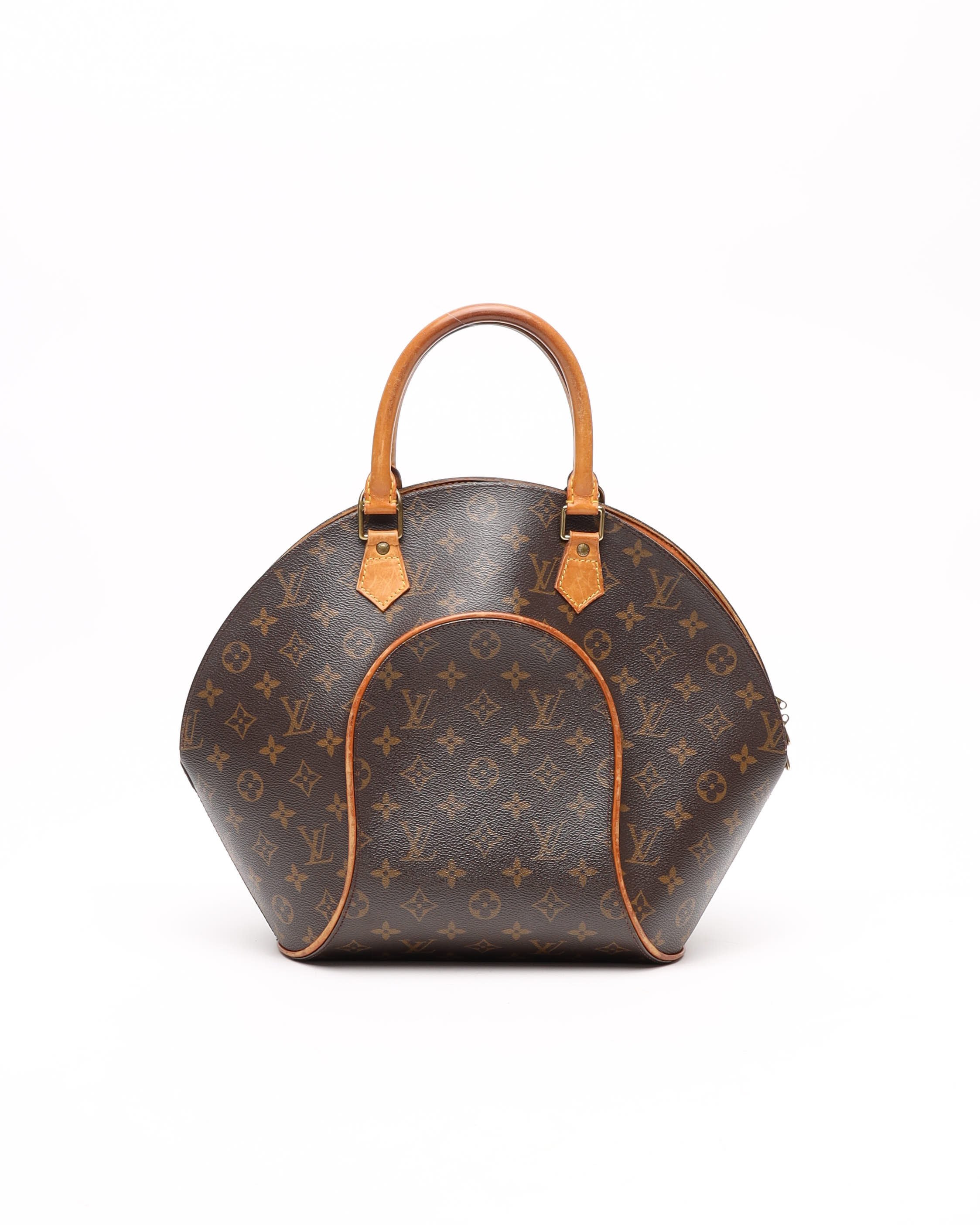 Pre-owned Louis Vuitton Monogram Ellipse Mm Bag In Brown