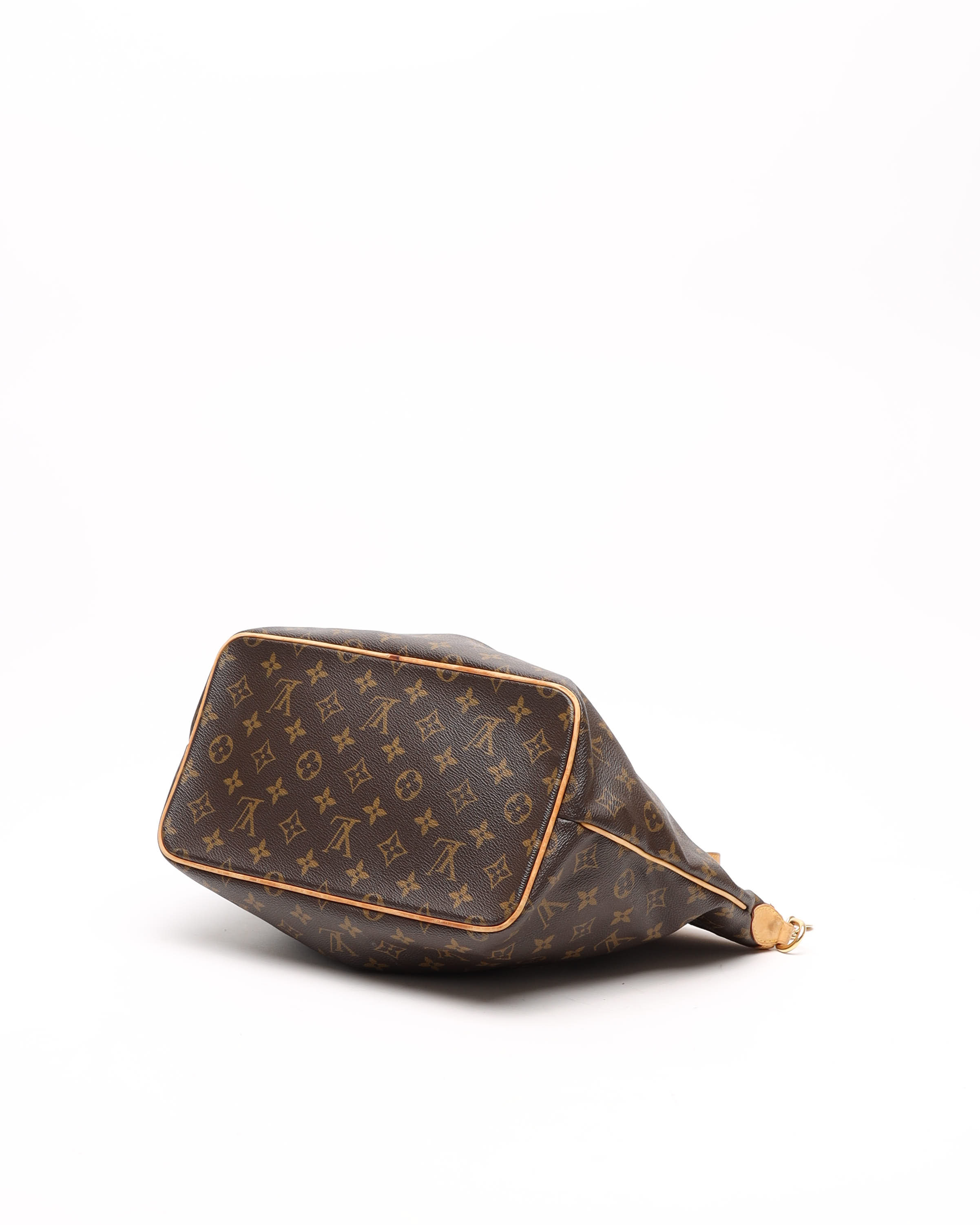 Pre-owned Louis Vuitton Monogram Palermo Pm Bag In Brown